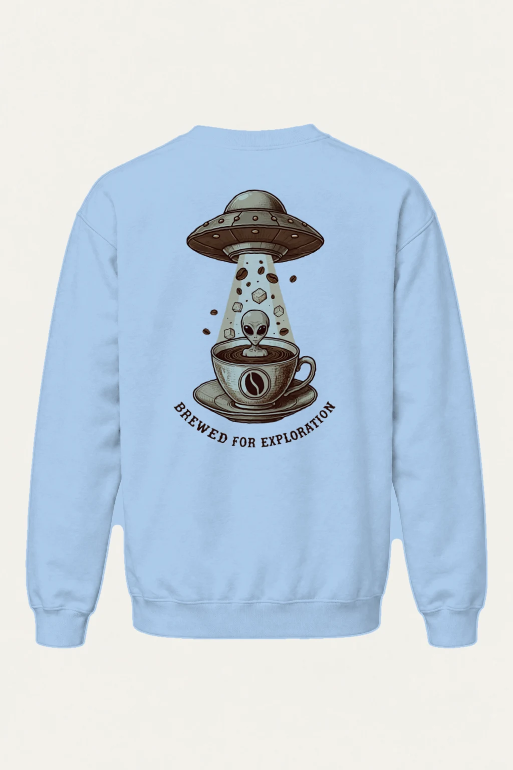 "Brewed For Exploration" Heavy Blend Unisex Crewneck Sweatshirt | Gildan 18000