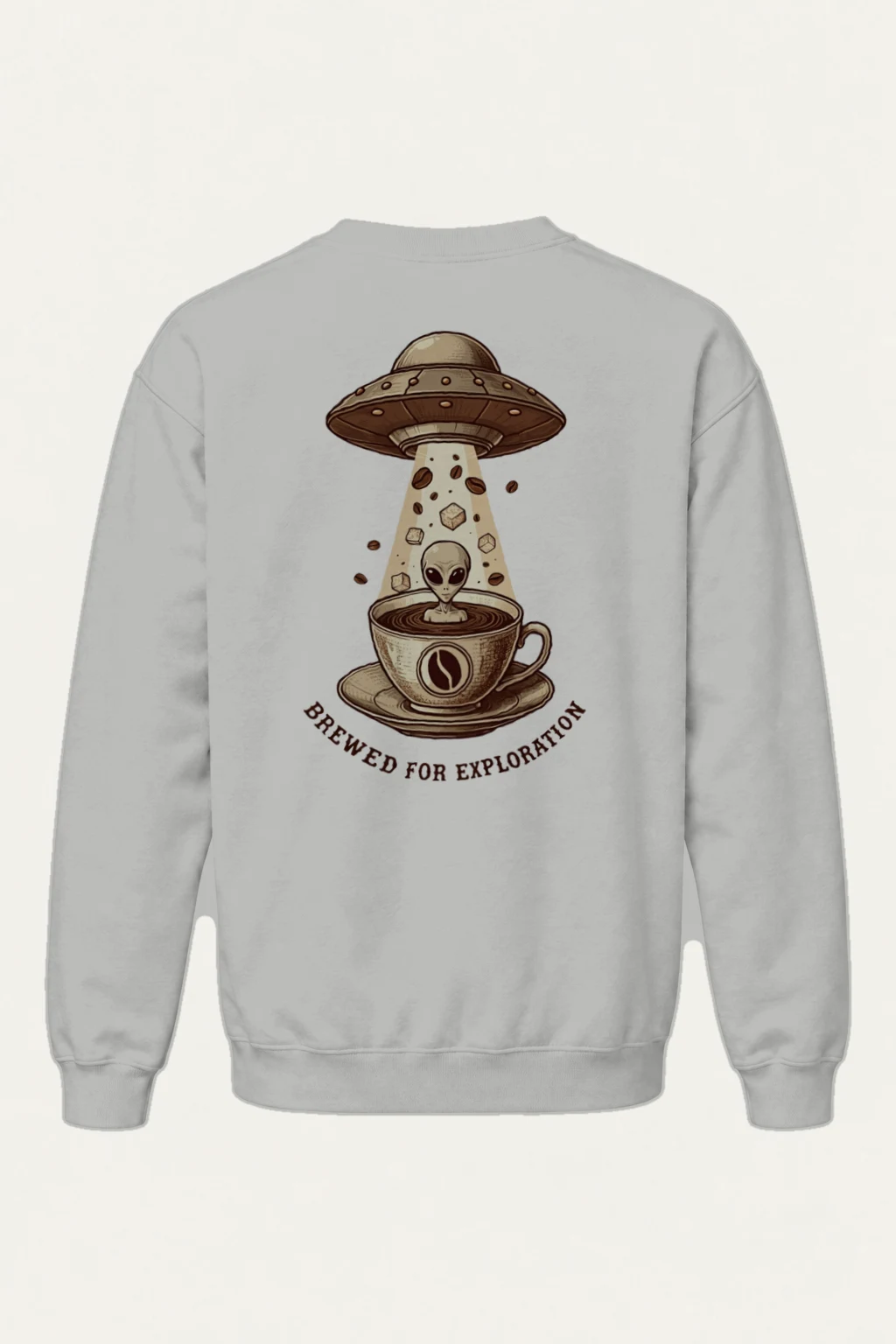 "Brewed For Exploration" Heavy Blend Unisex Crewneck Sweatshirt | Gildan 18000