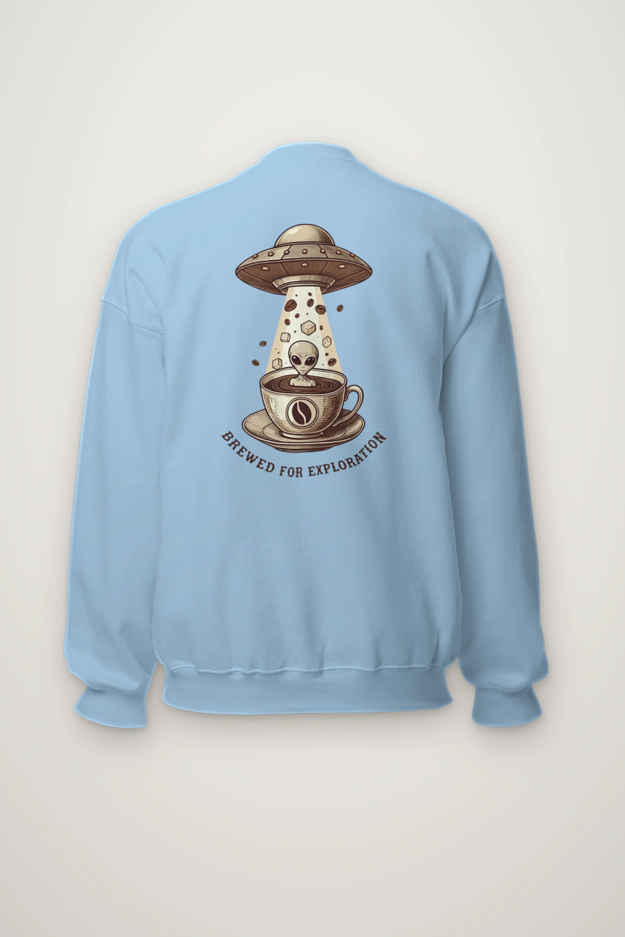 "Brewed For Exploration" Heavy Blend Unisex Crewneck Sweatshirt