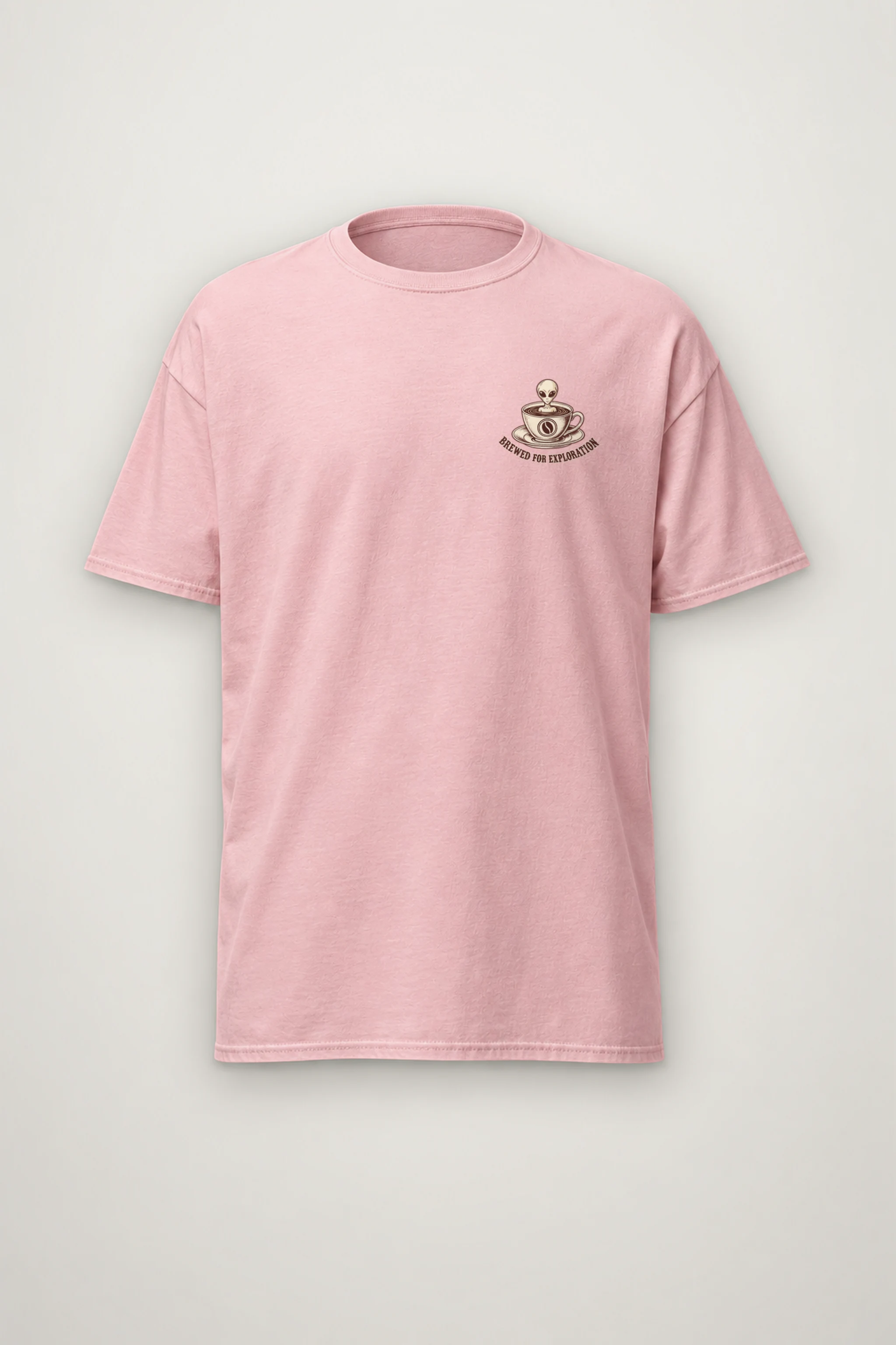 "Brewed For Exploration" Heavyweight Unisex Crewneck T-shirt