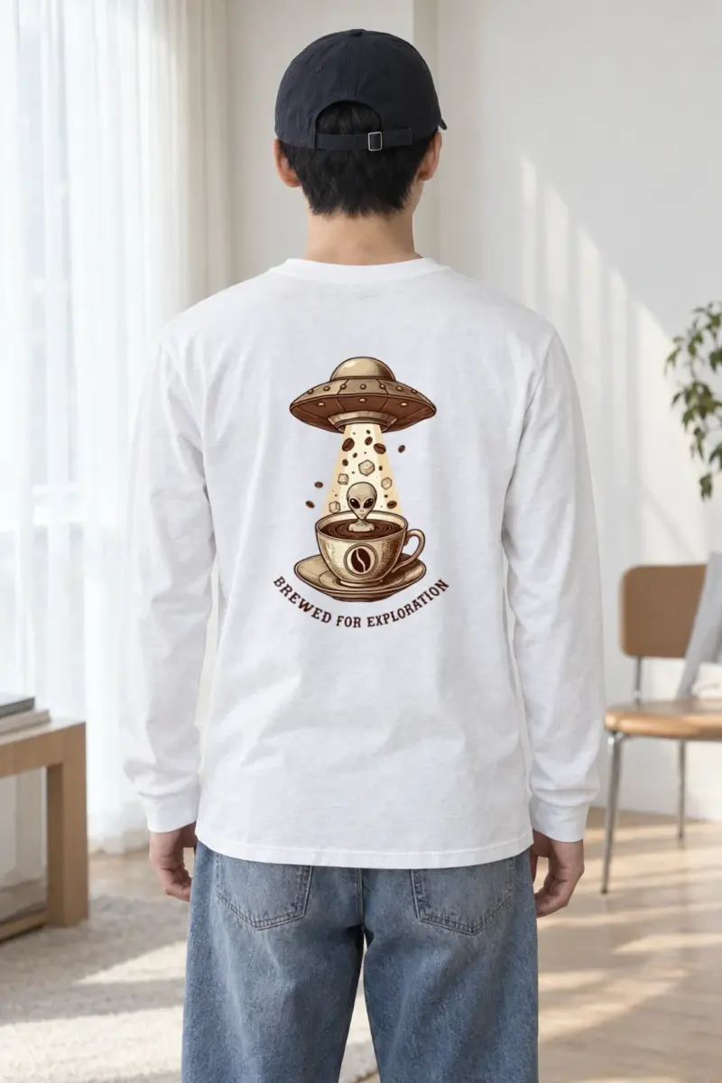 "Brewed For Exploration" Unisex Longsleeve T-shirt