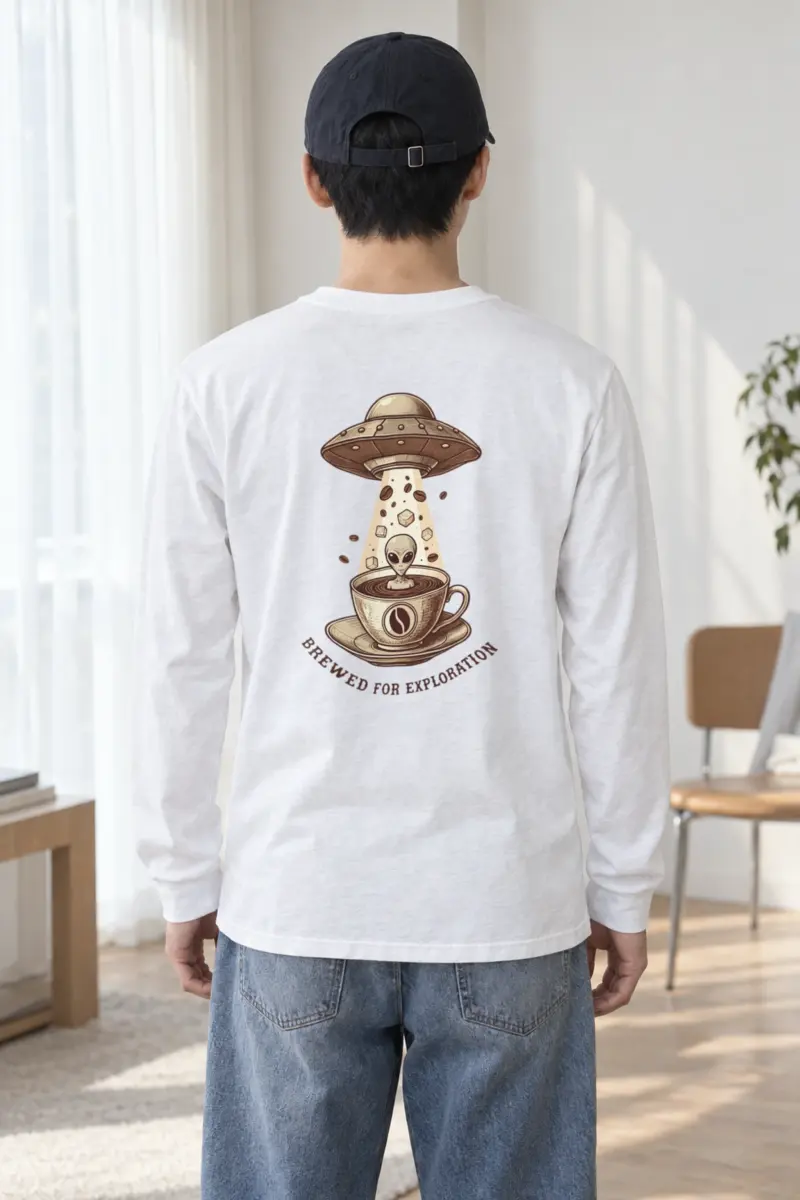 "Brewed For Exploration" Unisex Longsleeve T-shirt