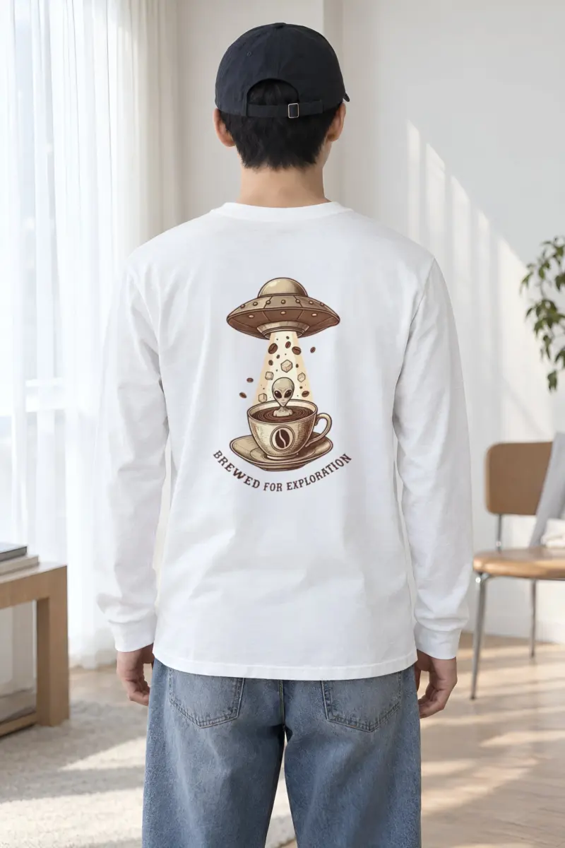 "Brewed For Exploration" Unisex Longsleeve T-shirt