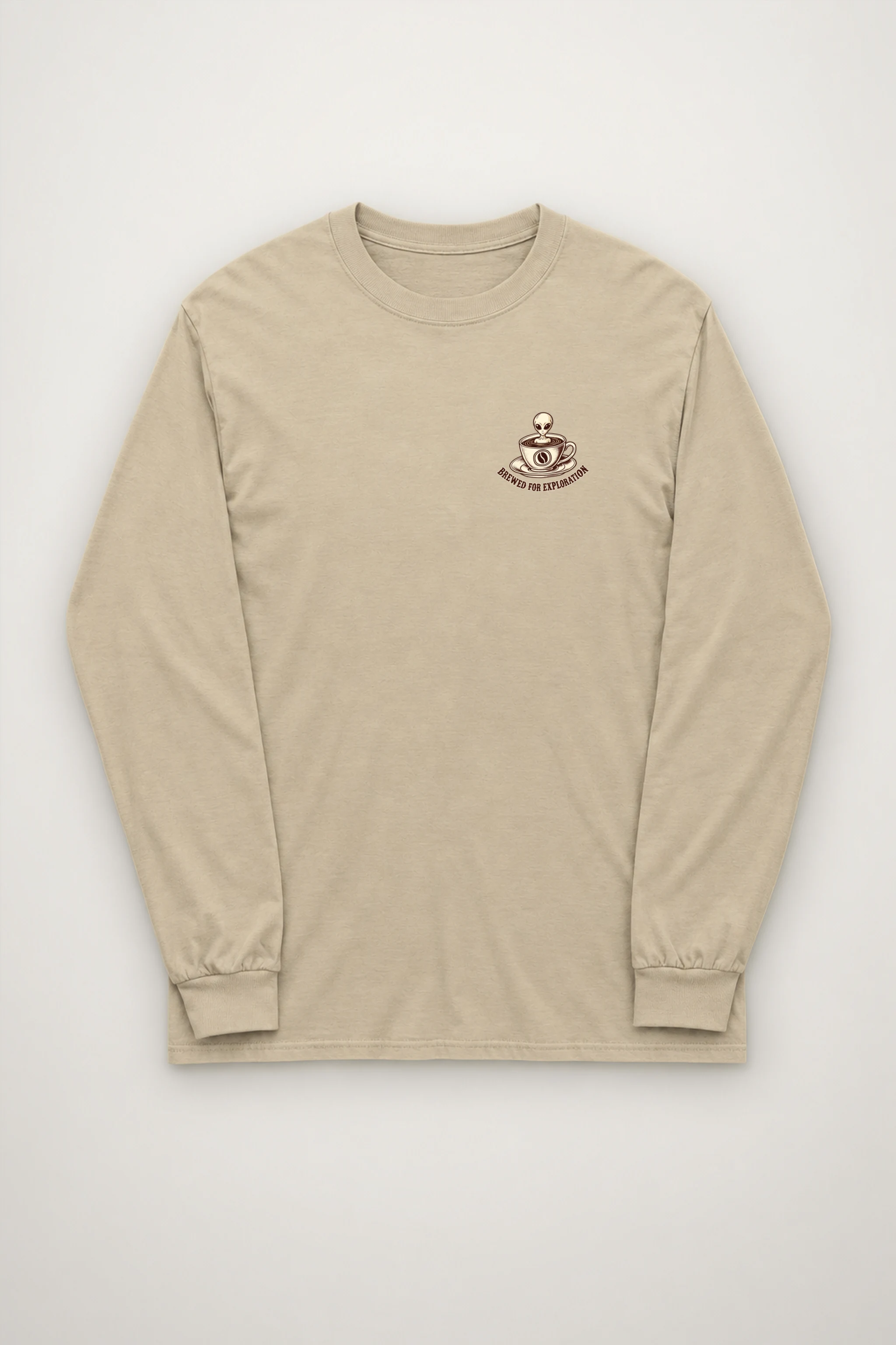 "Brewed For Exploration" Unisex Longsleeve T-shirt