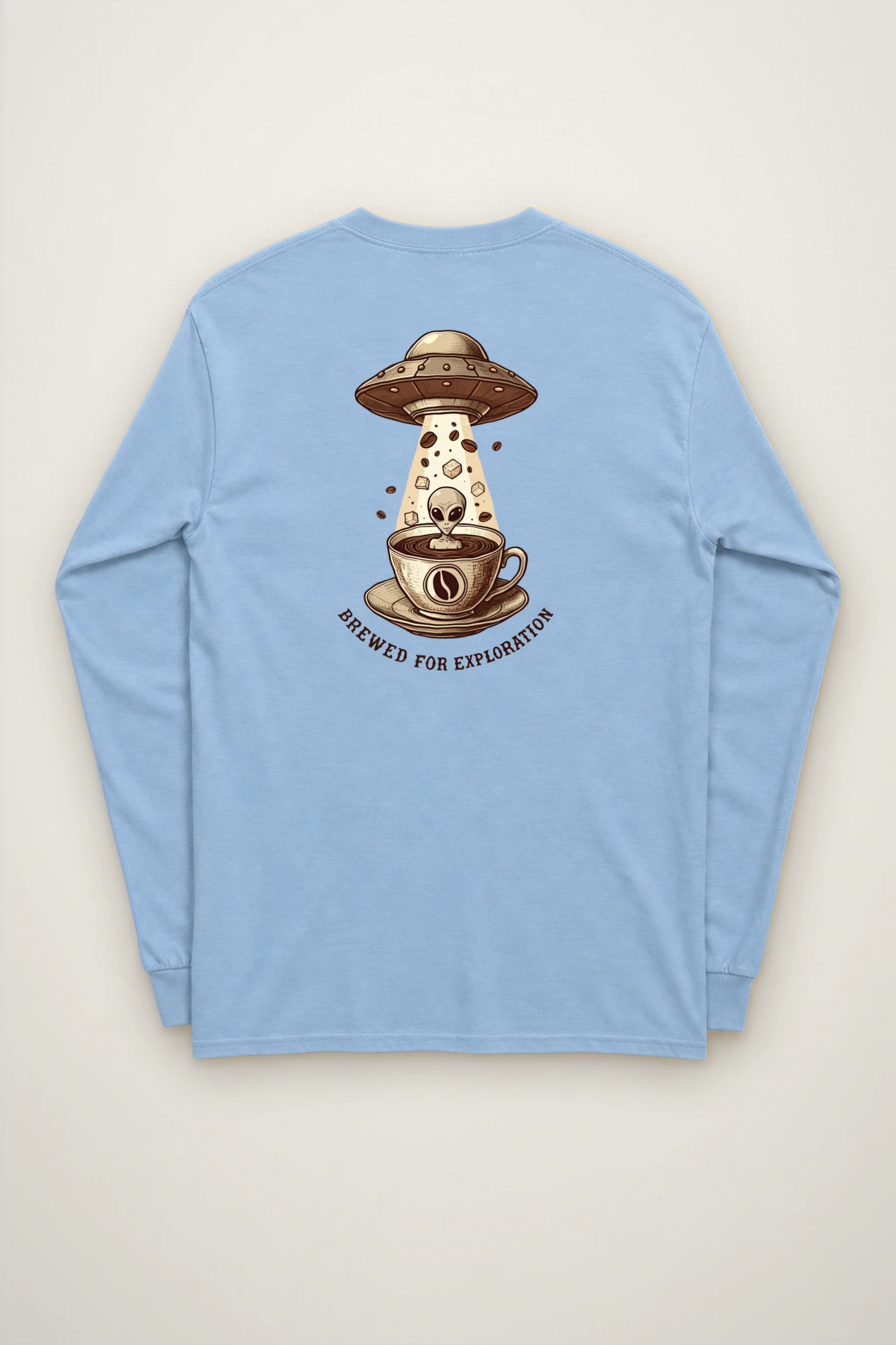 "Brewed For Exploration" Unisex Longsleeve T-shirt