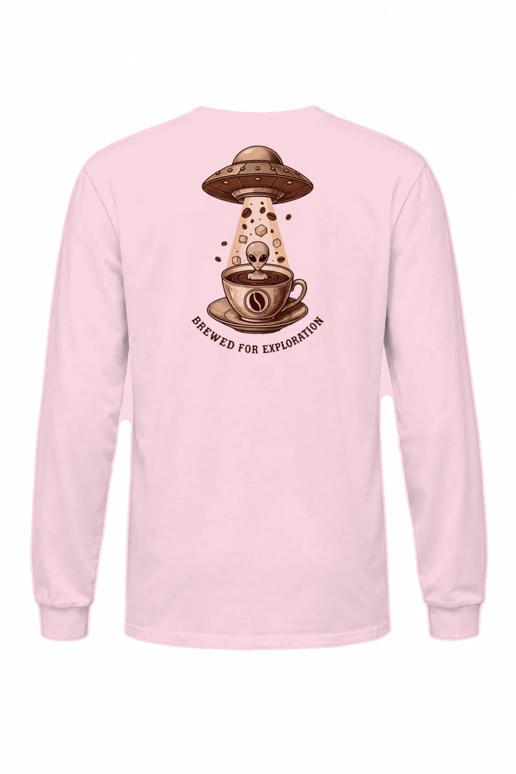 "Brewed For Exploration" Unisex Longsleeve T-shirt | Gildan 2400