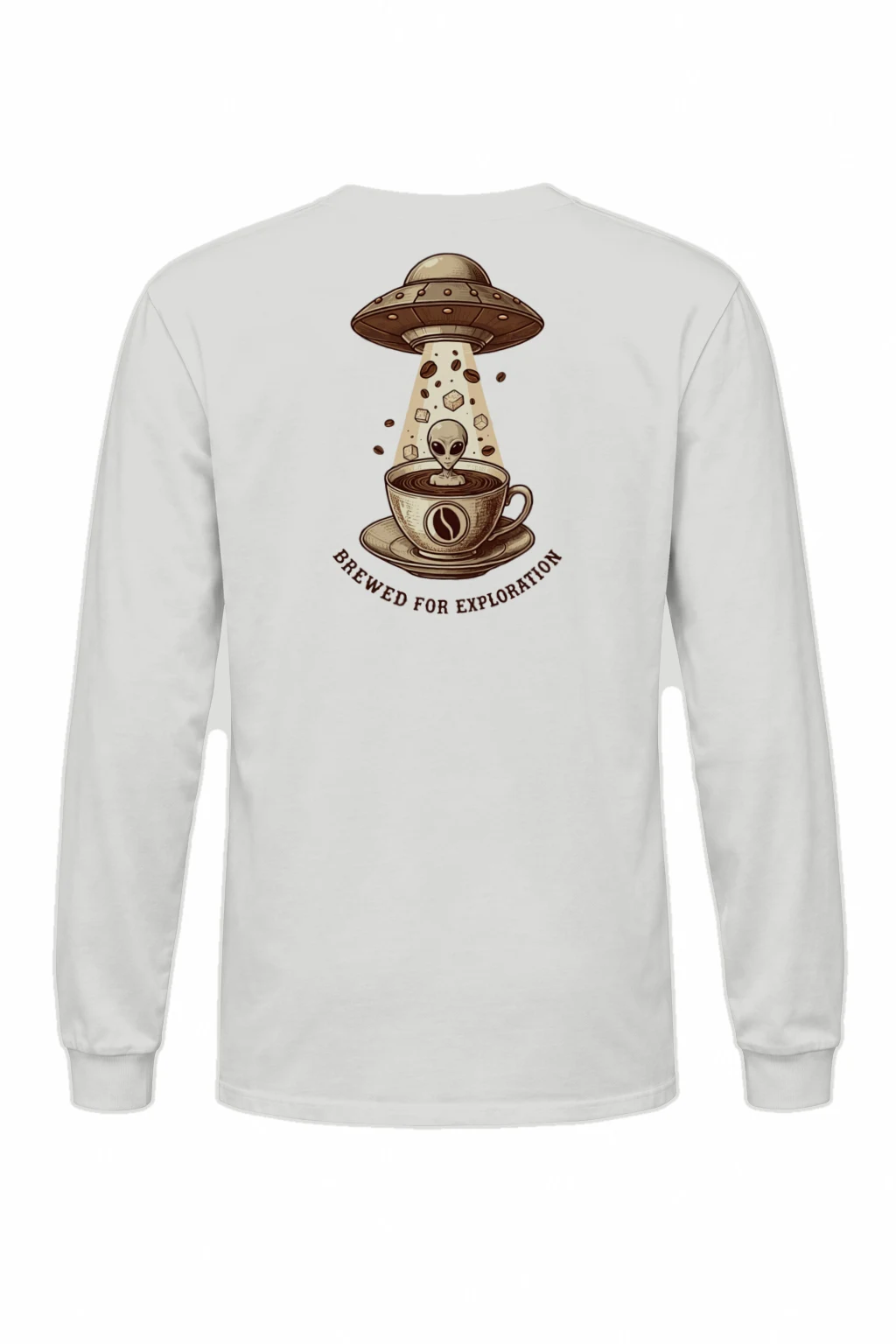 "Brewed For Exploration" Unisex Longsleeve T-shirt | Gildan 2400