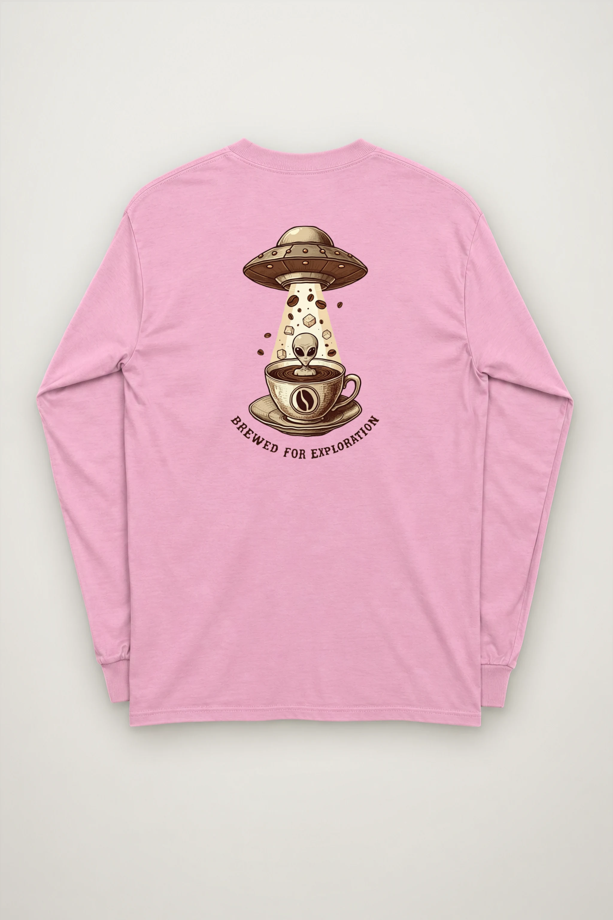 "Brewed For Exploration" Unisex Longsleeve T-shirt