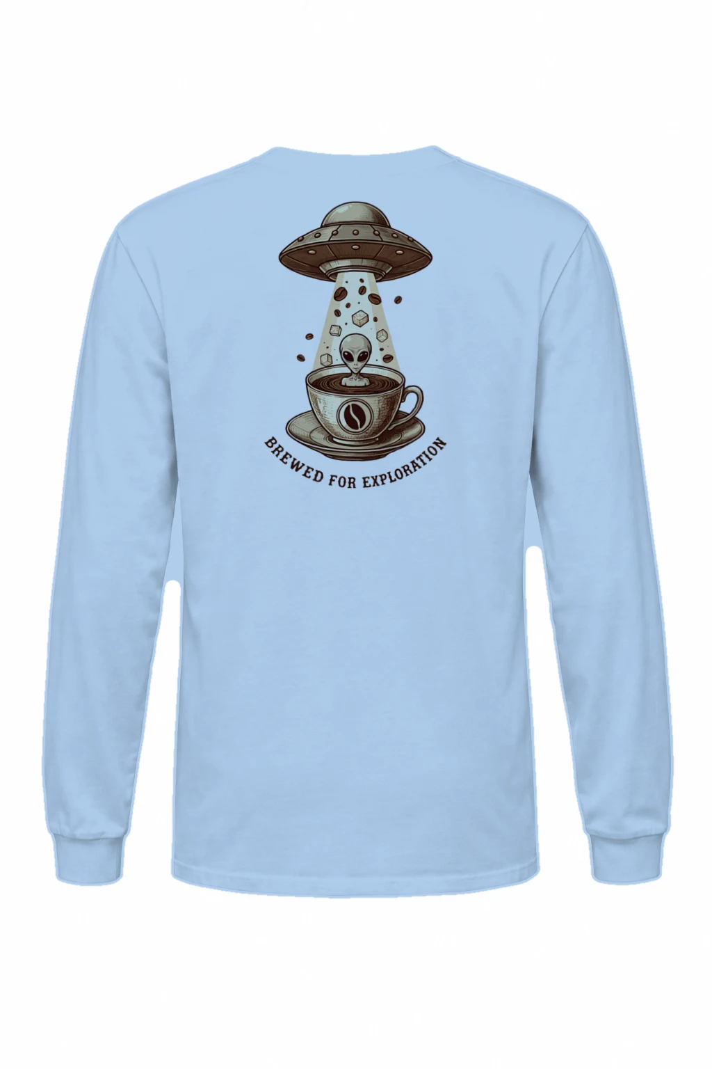 "Brewed For Exploration" Unisex Longsleeve T-shirt | Gildan 2400