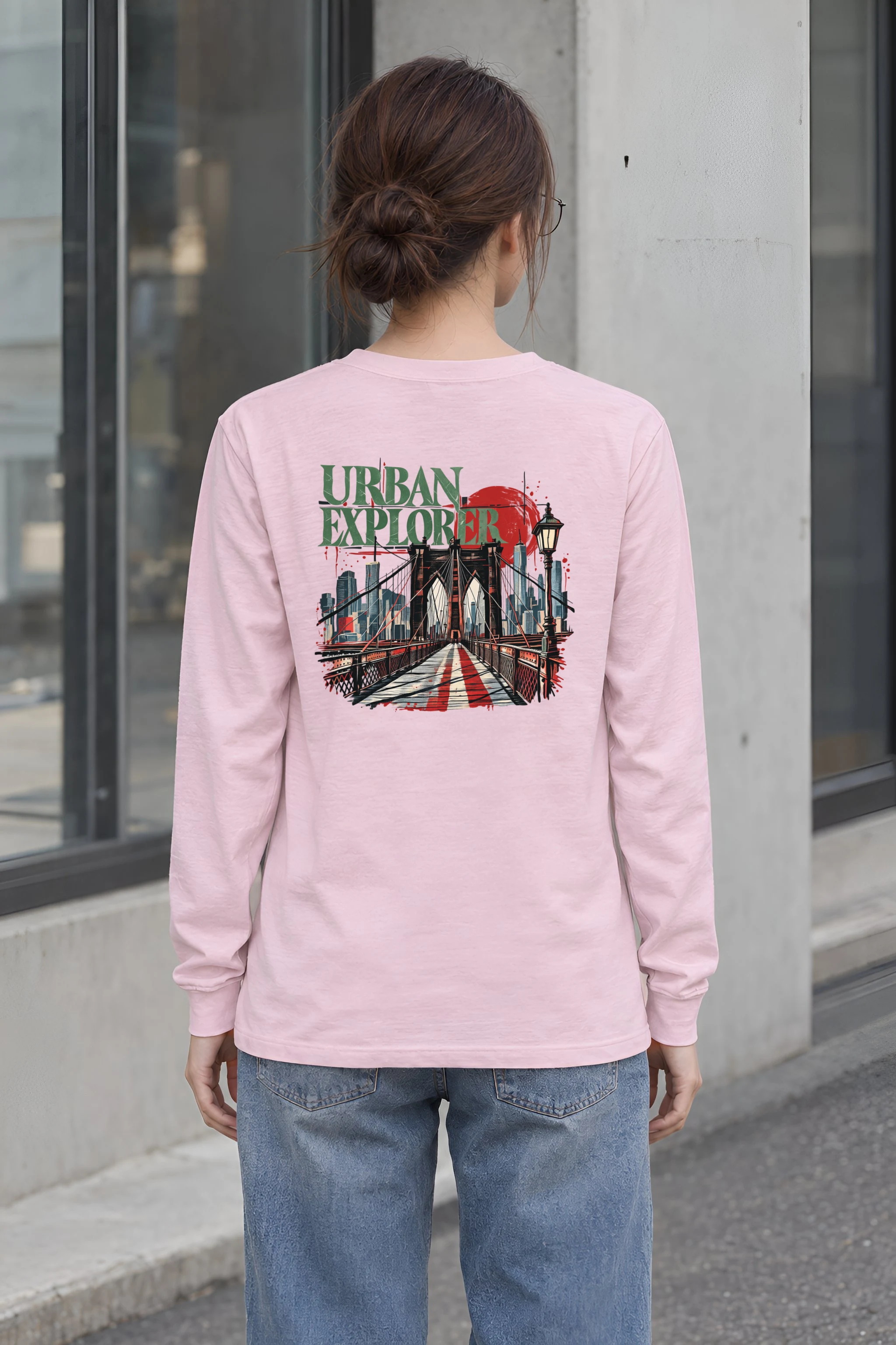 "Bridge City Ride" Unisex Longsleeve T-shirt