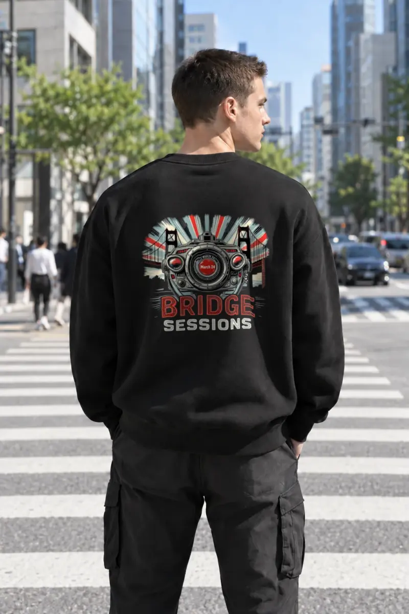"Bridge Sessions" Heavy Blend Unisex Crewneck Sweatshirt | Gildan 18000