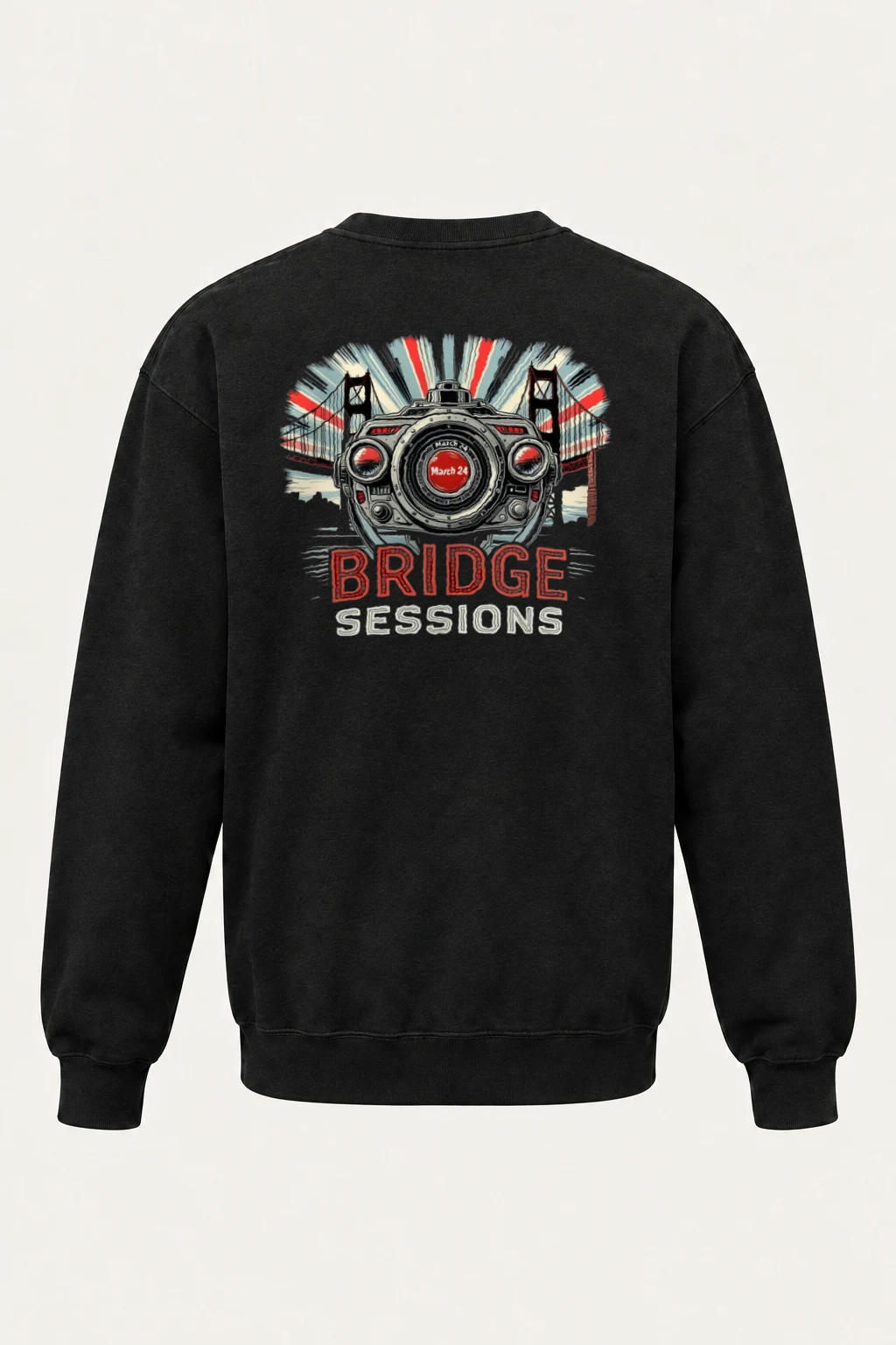 "Bridge Sessions" Heavy Blend Unisex Crewneck Sweatshirt | Gildan 18000