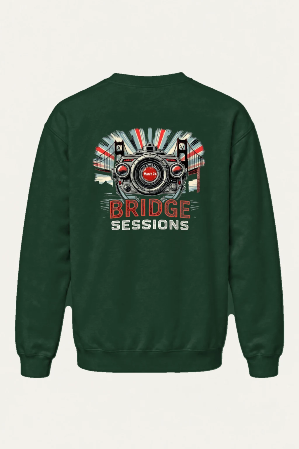 "Bridge Sessions" Heavy Blend Unisex Crewneck Sweatshirt | Gildan 18000