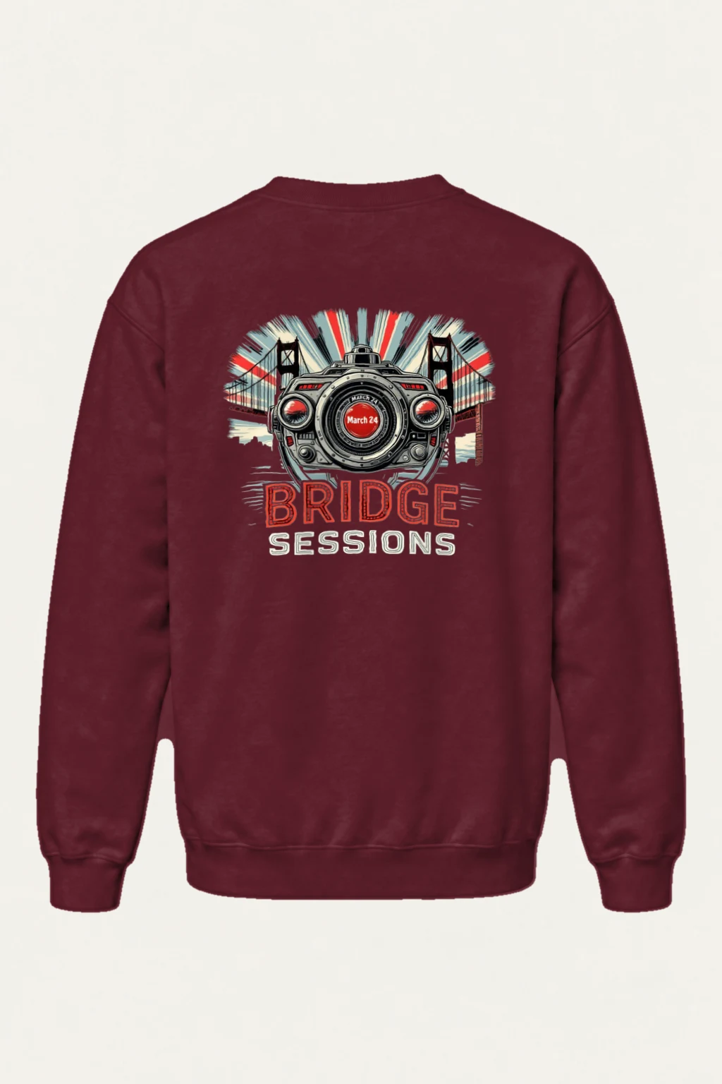 "Bridge Sessions" Heavy Blend Unisex Crewneck Sweatshirt | Gildan 18000