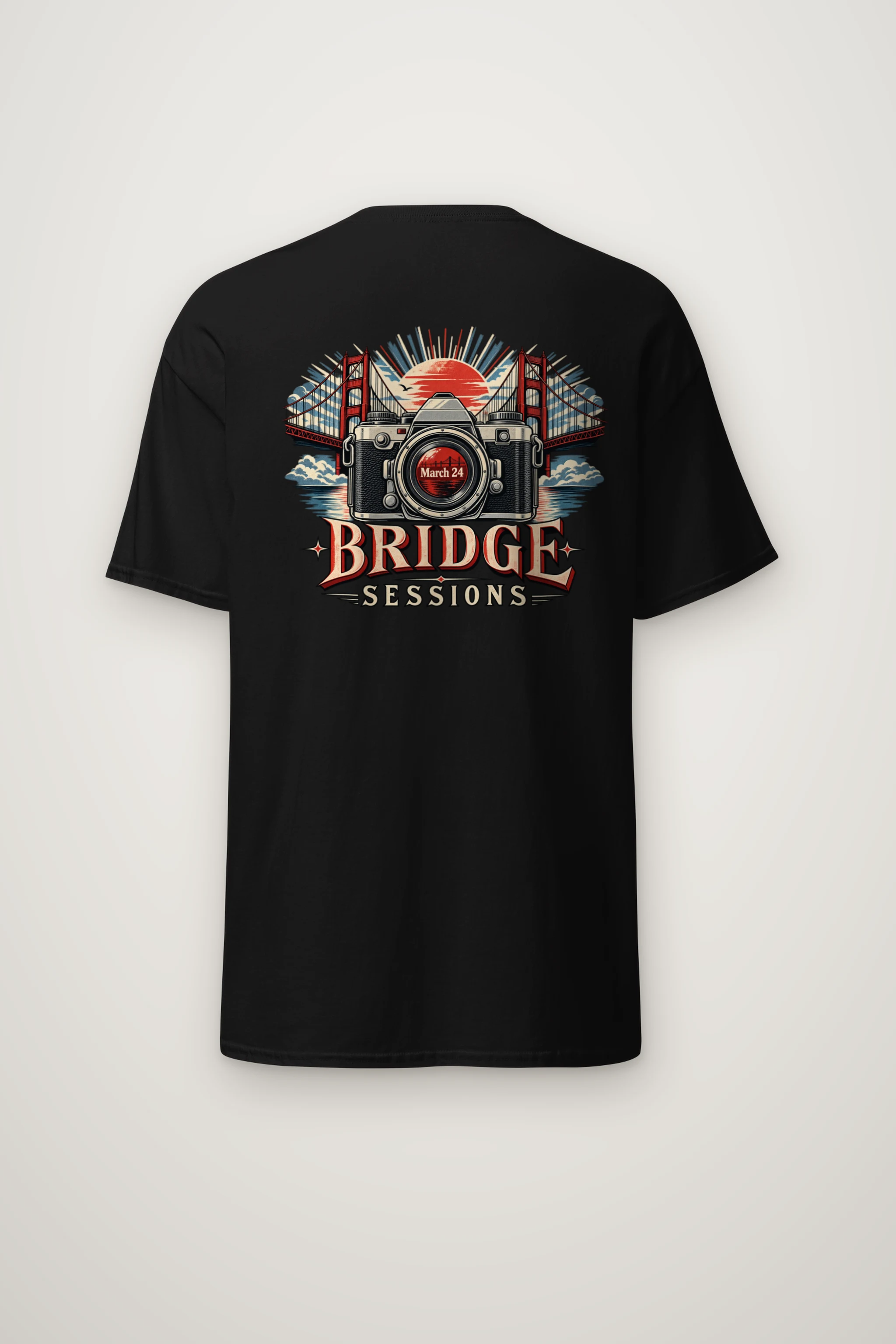 "Bridge Sessions" Heavyweight Unisex Crewneck T-shirt