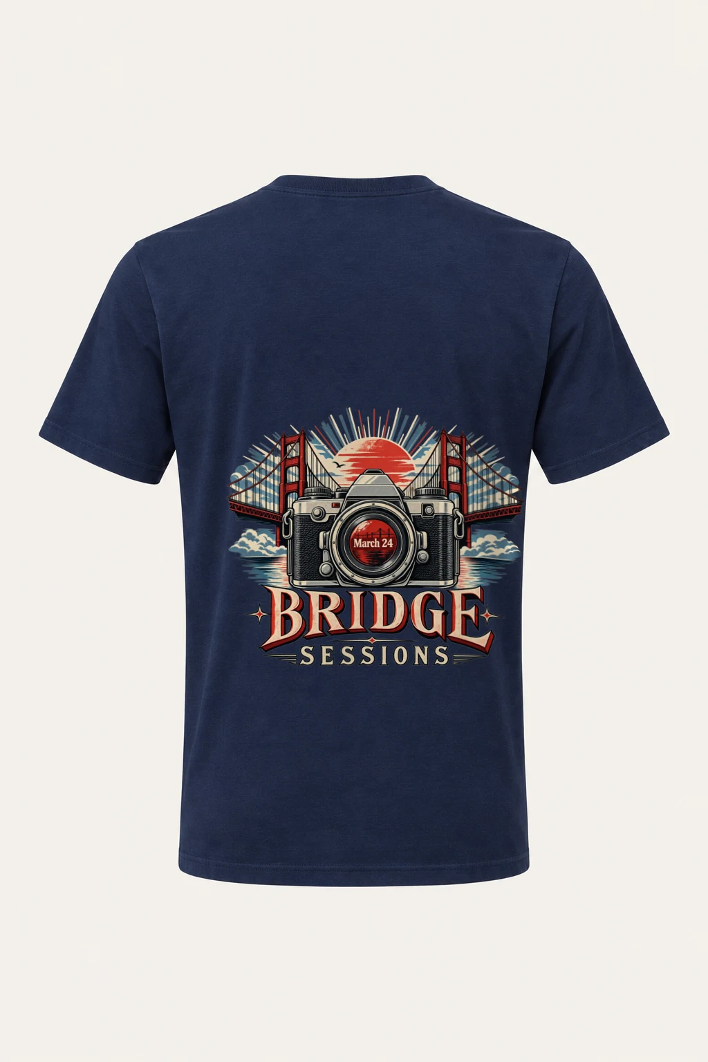 "Bridge Sessions" Heavyweight Unisex Crewneck T-shirt | Gildan 5000