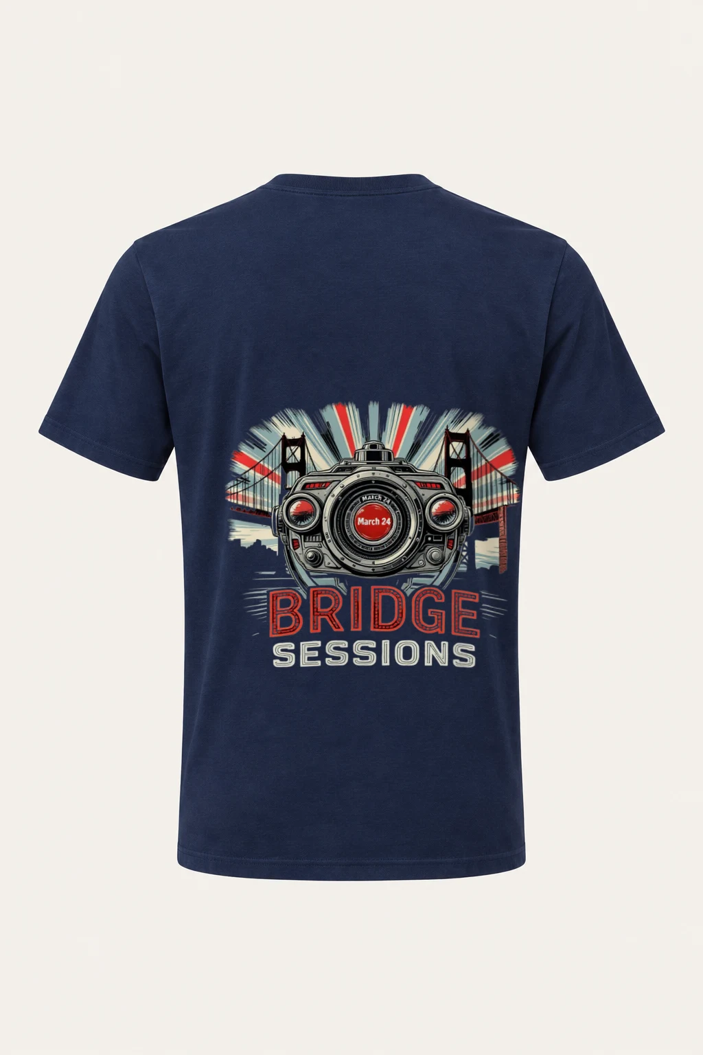 "Bridge Sessions" Heavyweight Unisex Crewneck T-shirt | Gildan 5000