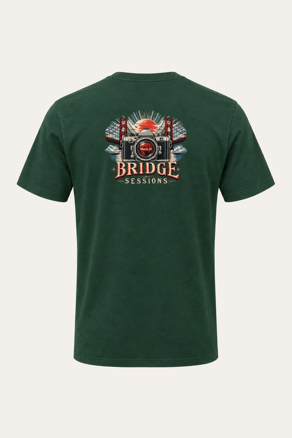 "Bridge Sessions" Heavyweight Unisex Crewneck T-shirt | Gildan 5000