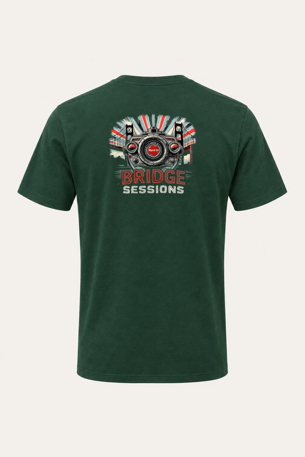 "Bridge Sessions" Heavyweight Unisex Crewneck T-shirt | Gildan 5000