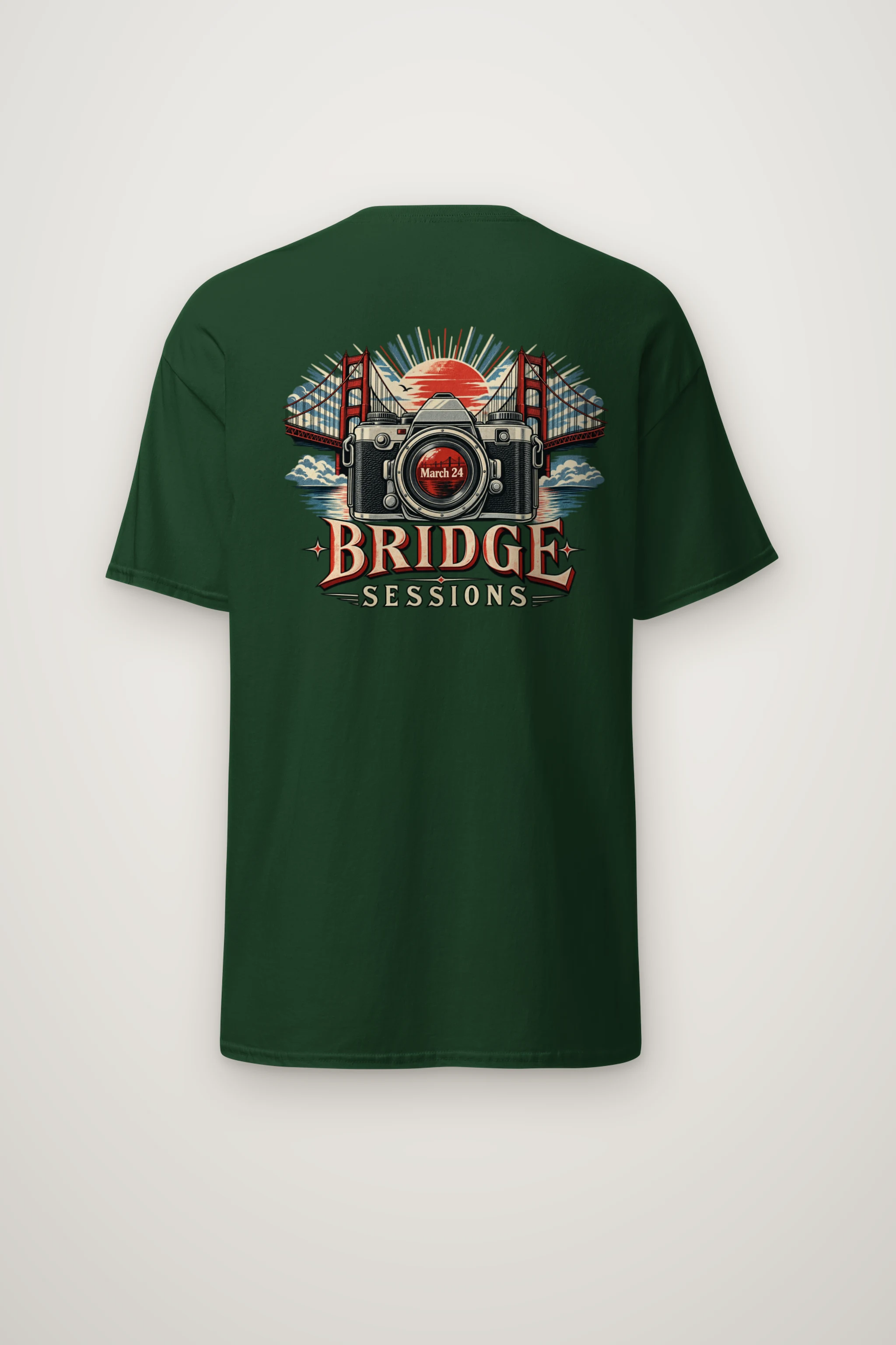 "Bridge Sessions" Heavyweight Unisex Crewneck T-shirt