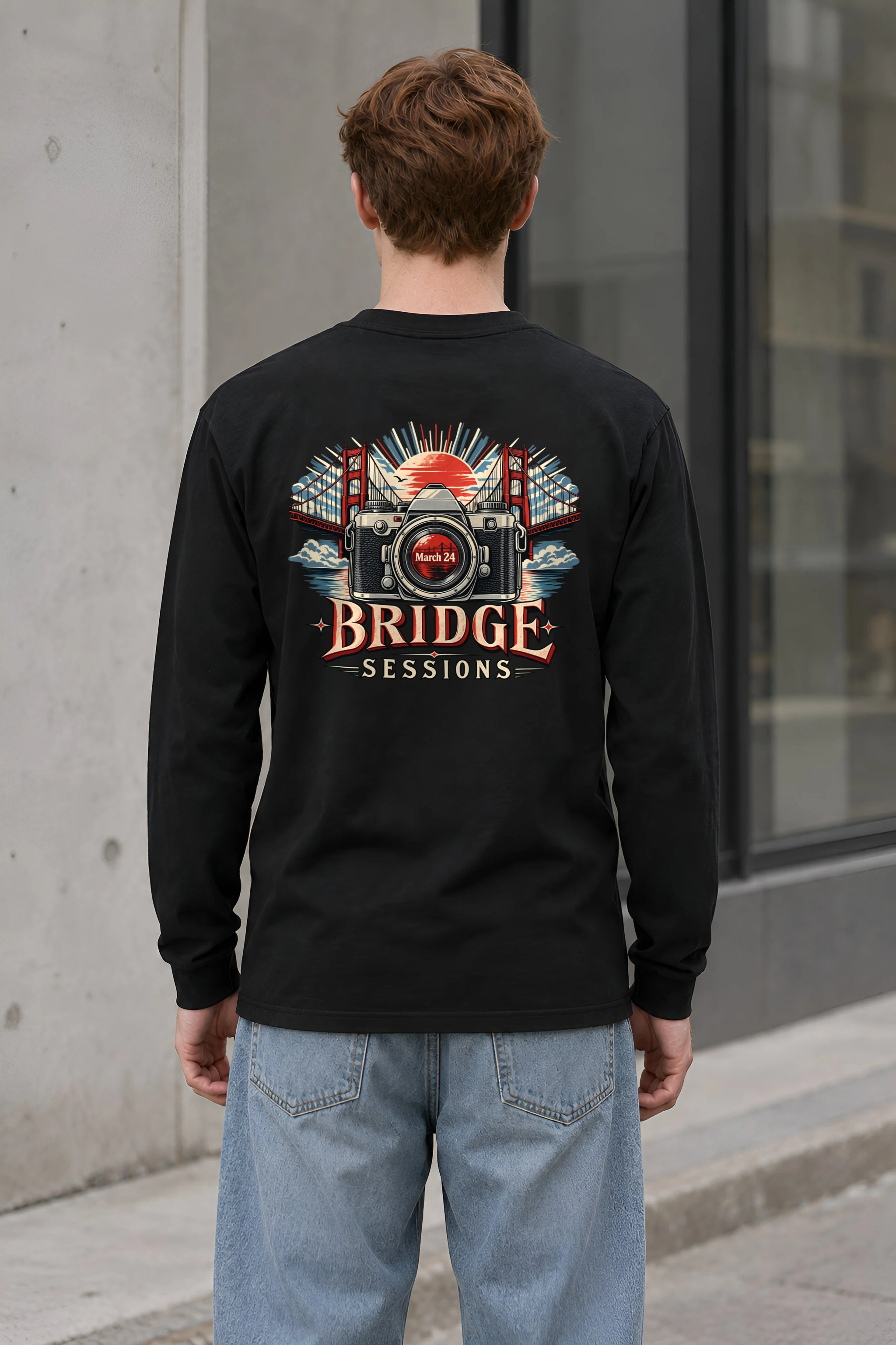 "Bridge Sessions" Unisex Longsleeve T-shirt