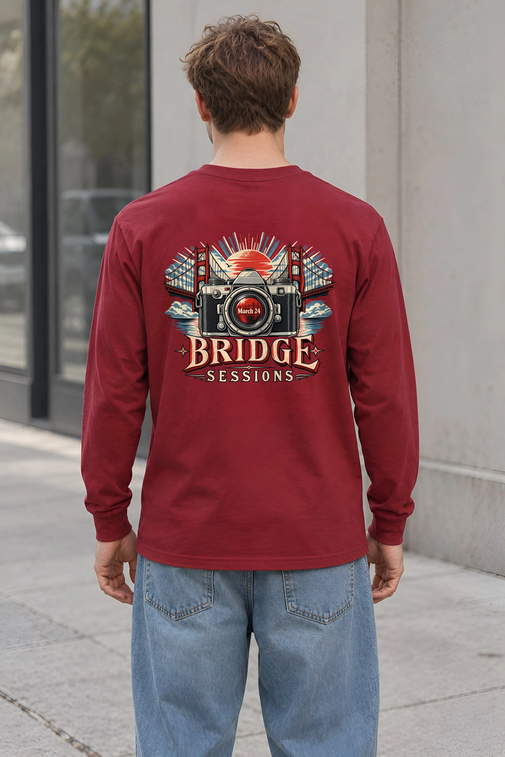 "Bridge Sessions" Unisex Longsleeve T-shirt