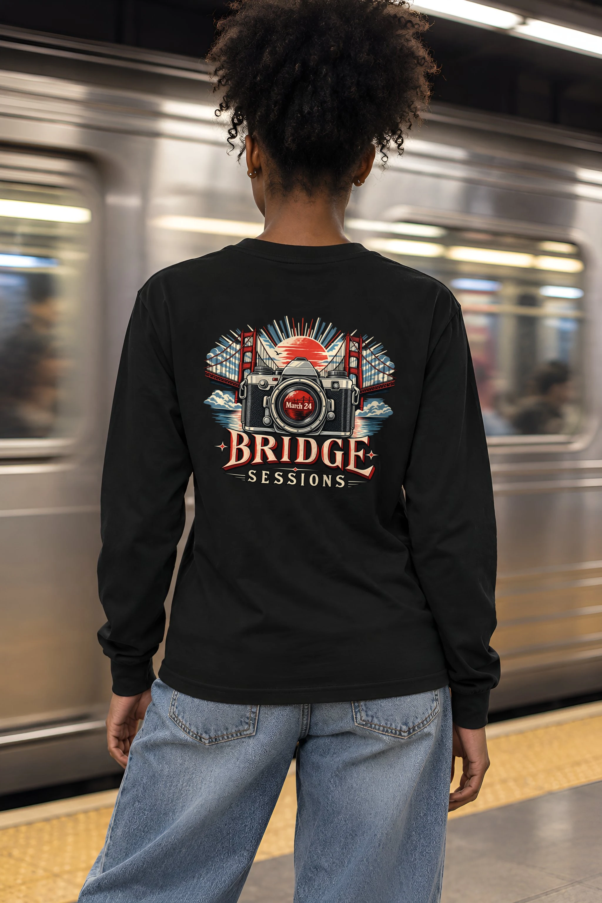 "Bridge Sessions" Unisex Longsleeve T-shirt