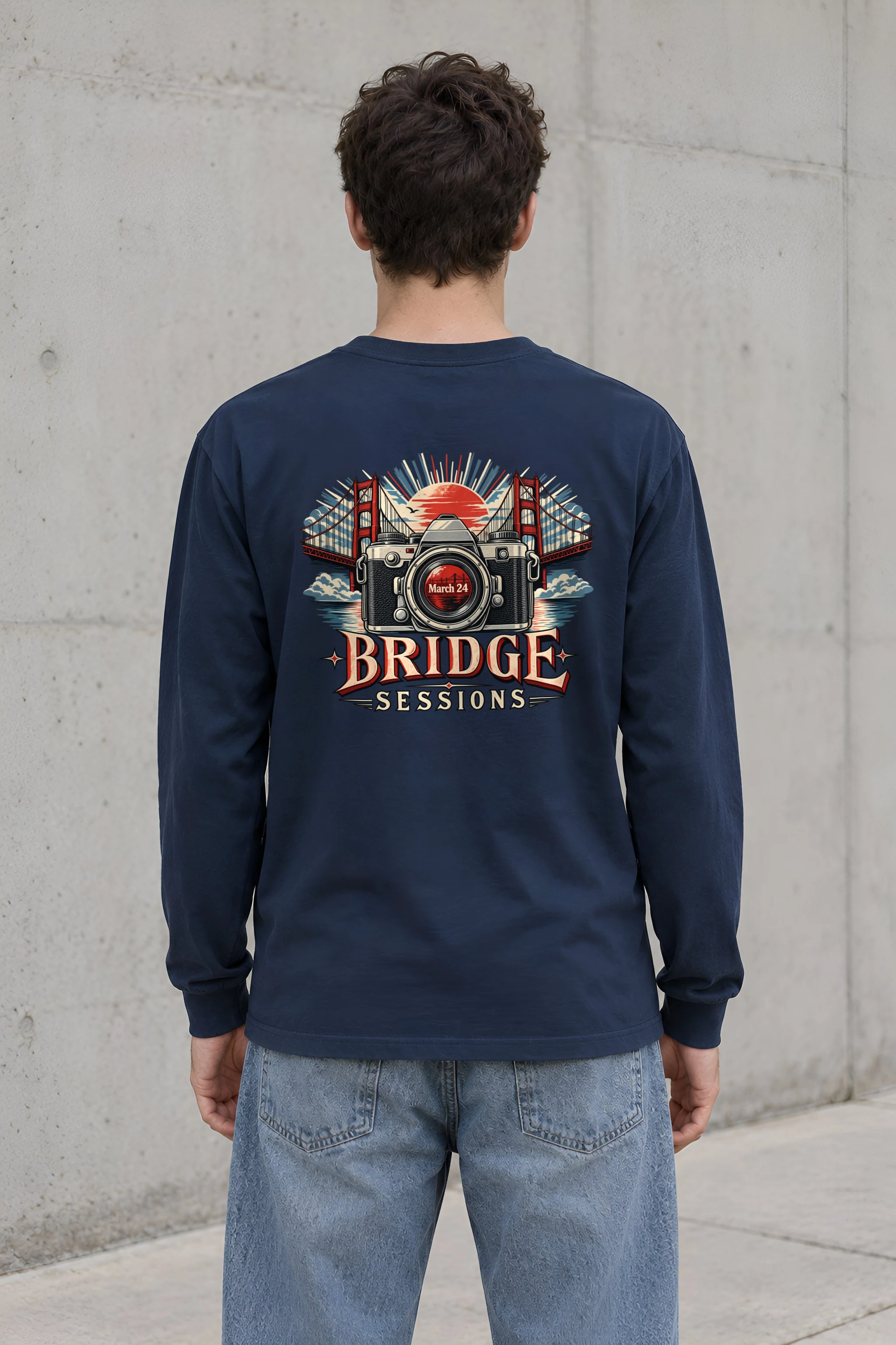 "Bridge Sessions" Unisex Longsleeve T-shirt