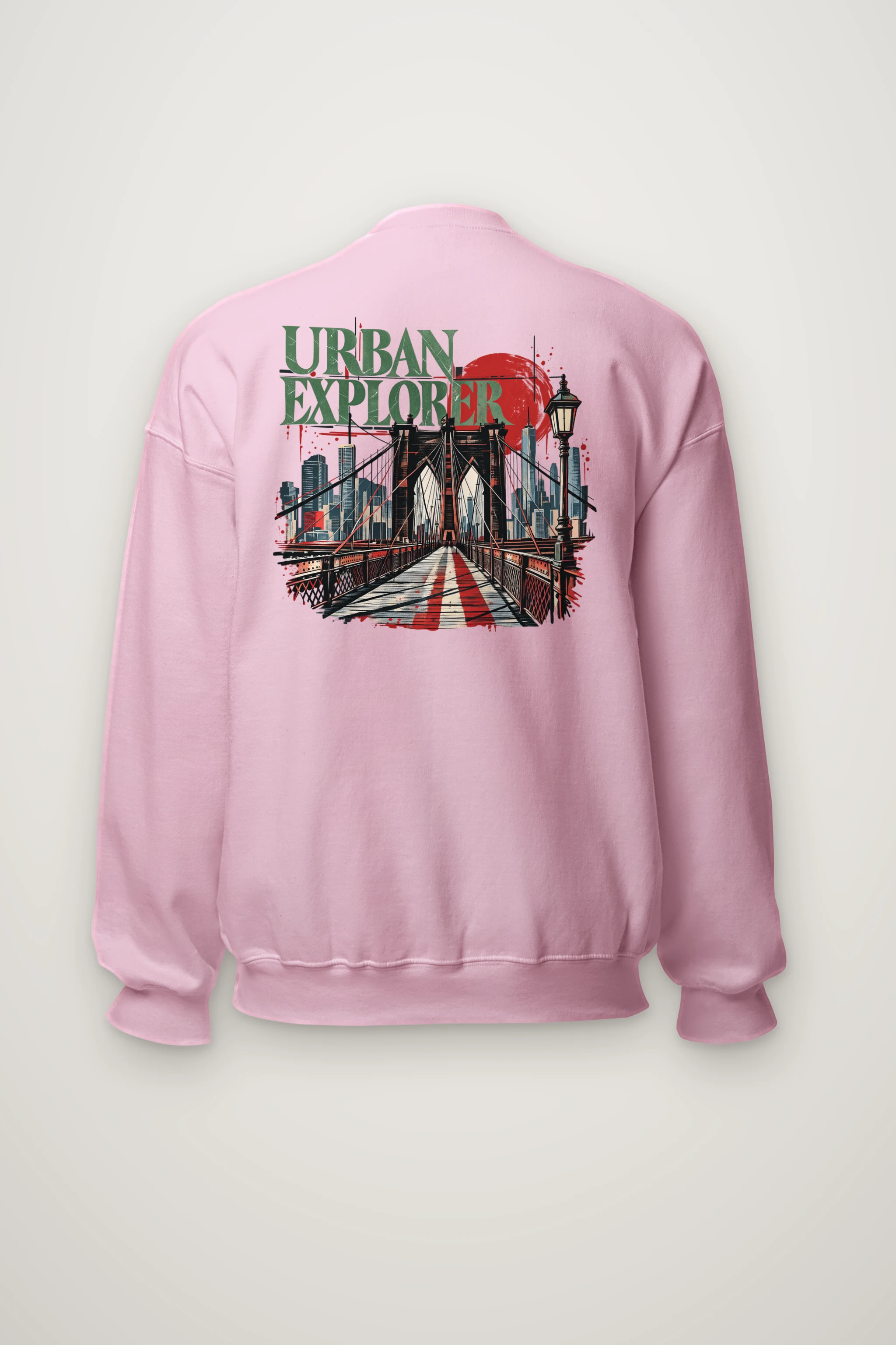 "Bridge Walkway Sun" Heavy Blend Unisex Crewneck Sweatshirt