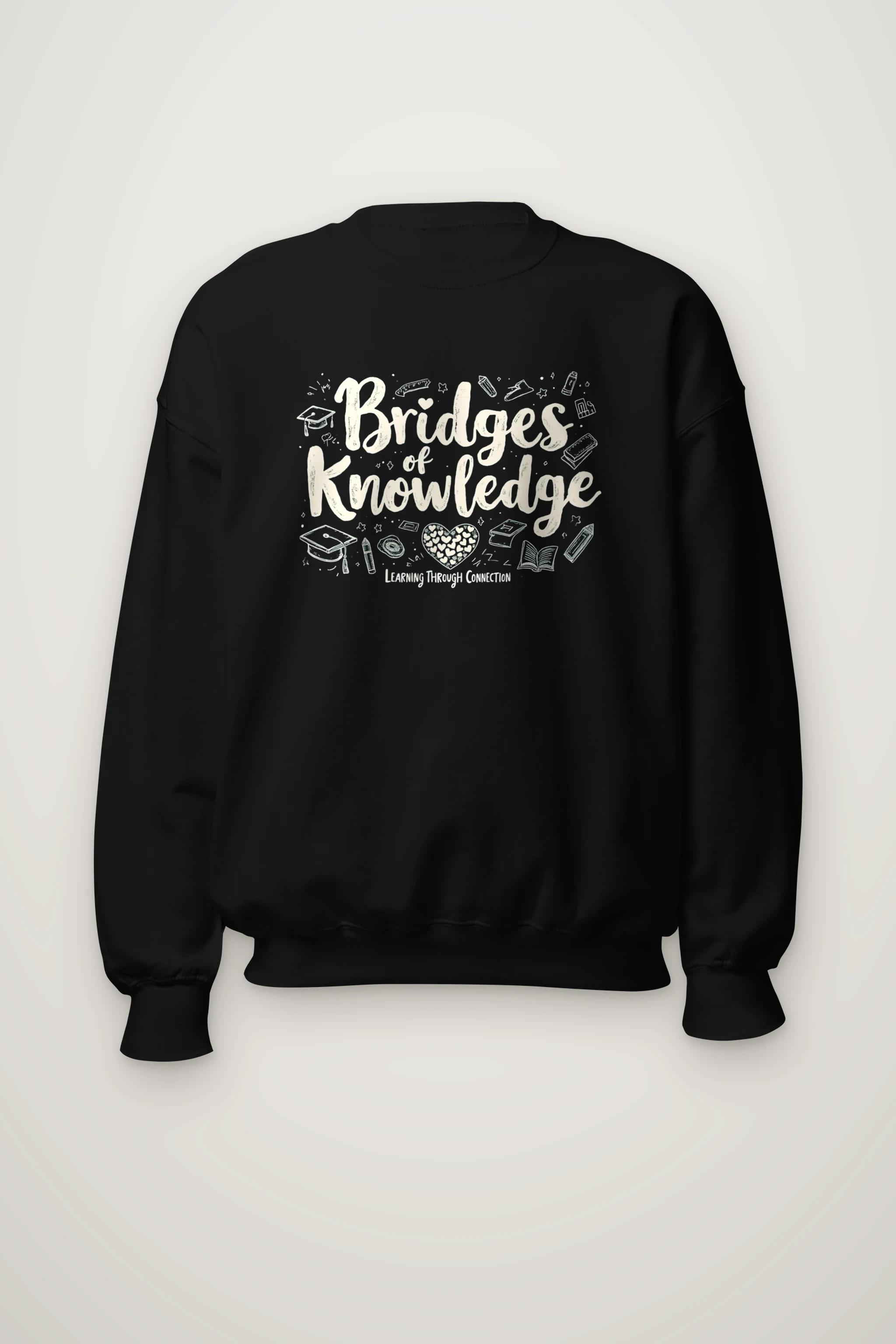 "Bridges Of Knowledge" Heavy Blend Unisex Crewneck Sweatshirt