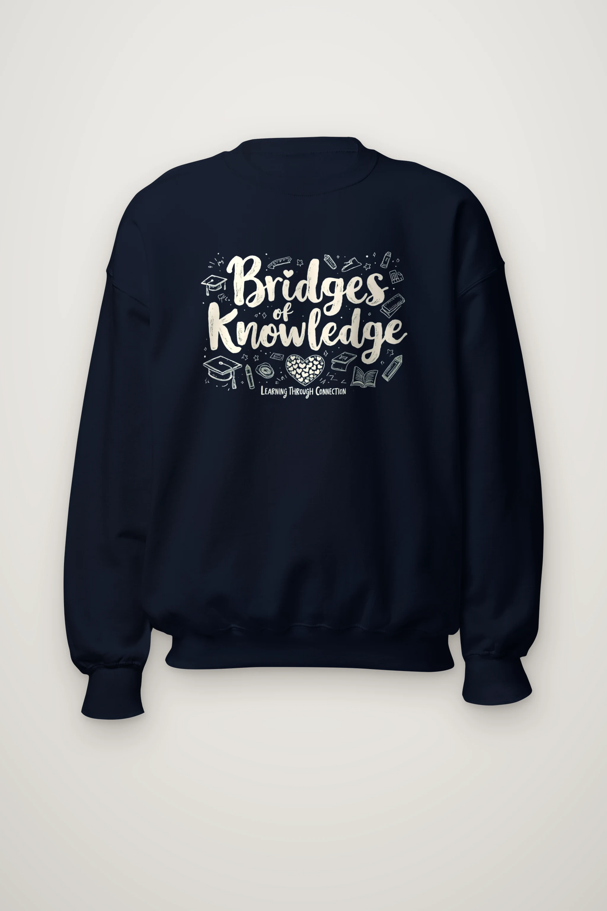 "Bridges Of Knowledge" Heavy Blend Unisex Crewneck Sweatshirt