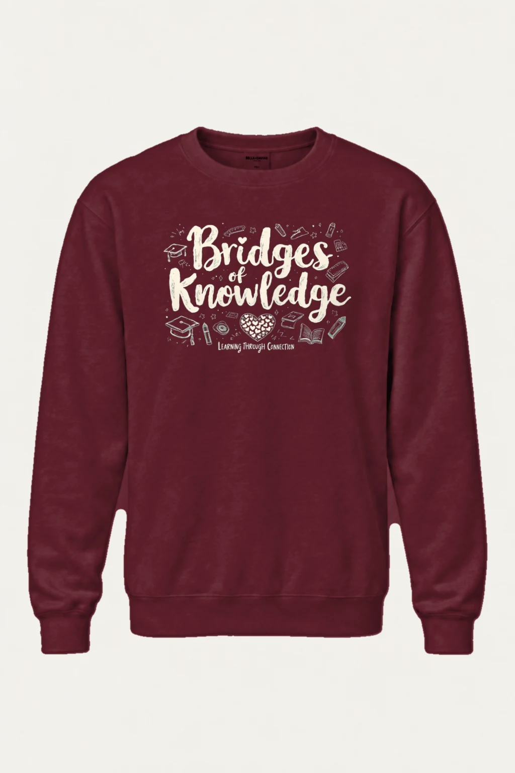 "Bridges Of Knowledge" Heavy Blend Unisex Crewneck Sweatshirt | Gildan 18000