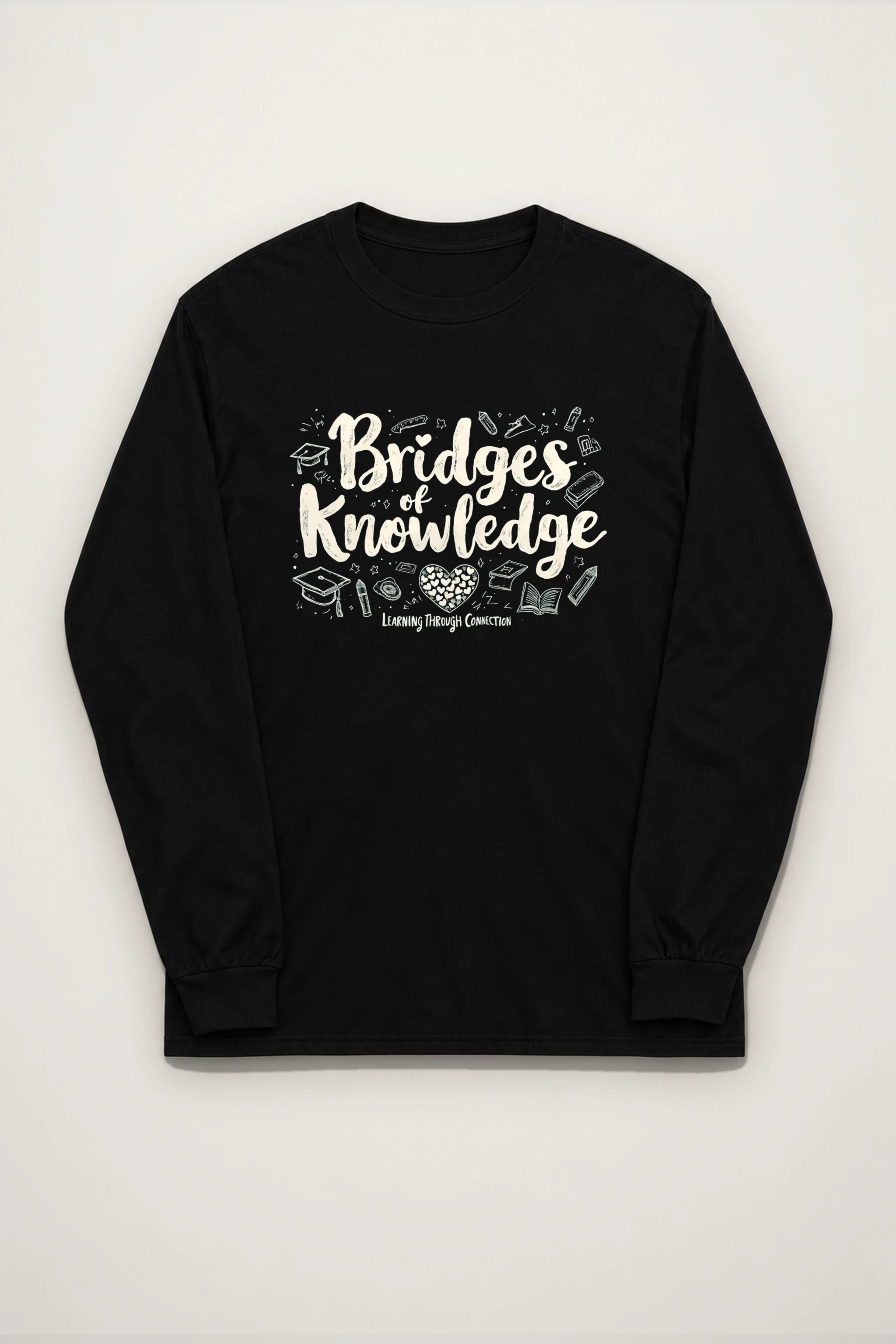 "Bridges Of Knowledge" Unisex Longsleeve T-shirt