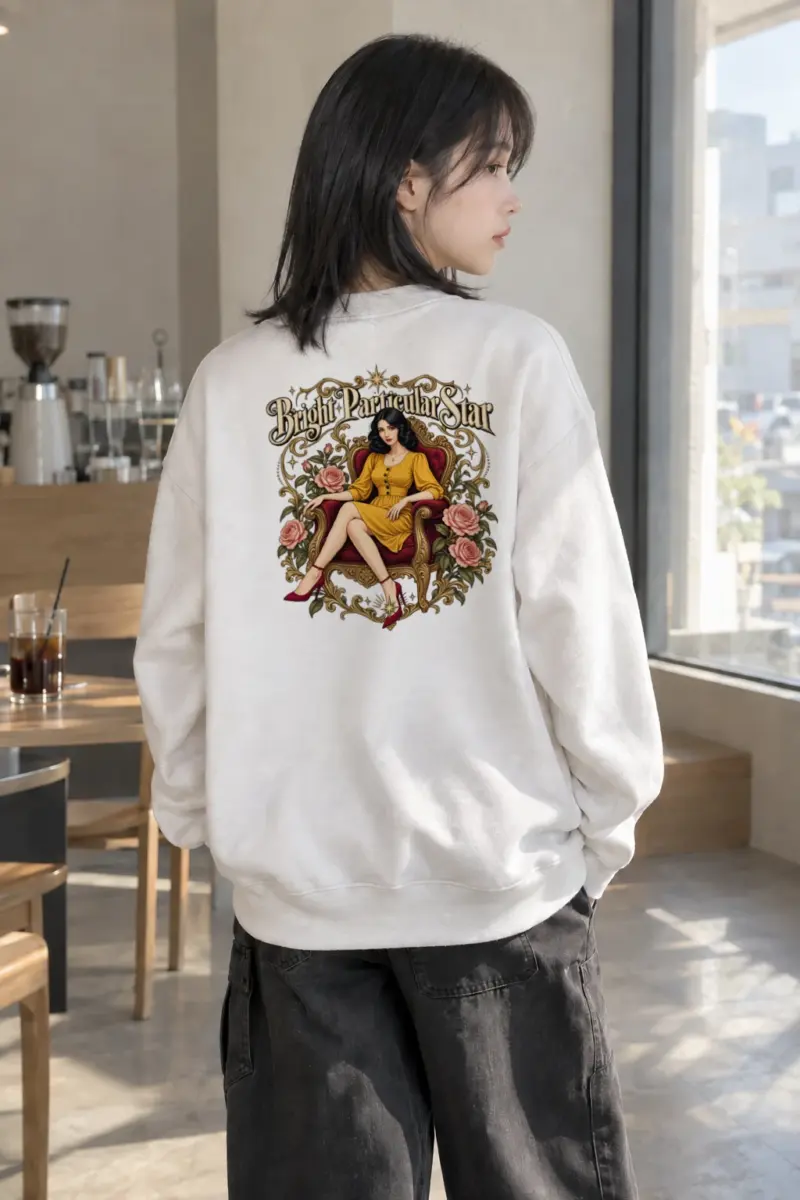 "Bright Particular Star" Heavy Blend Unisex Crewneck Sweatshirt | Gildan 18000