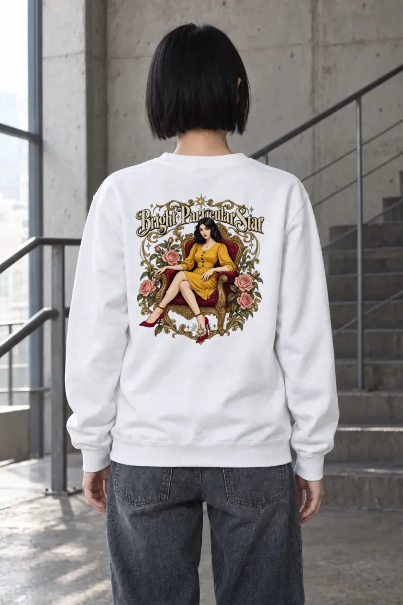 "Bright Particular Star" Heavy Blend Unisex Crewneck Sweatshirt | Gildan 18000