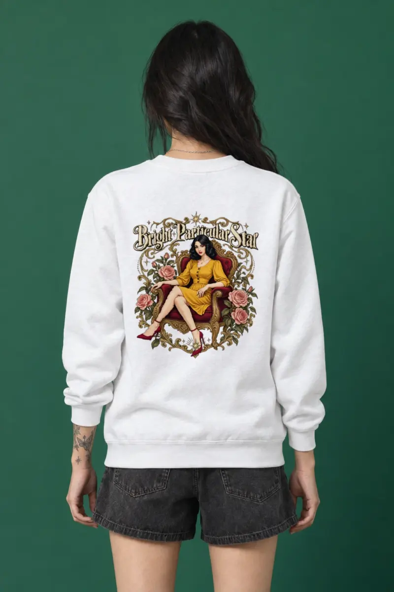 "Bright Particular Star" Heavy Blend Unisex Crewneck Sweatshirt