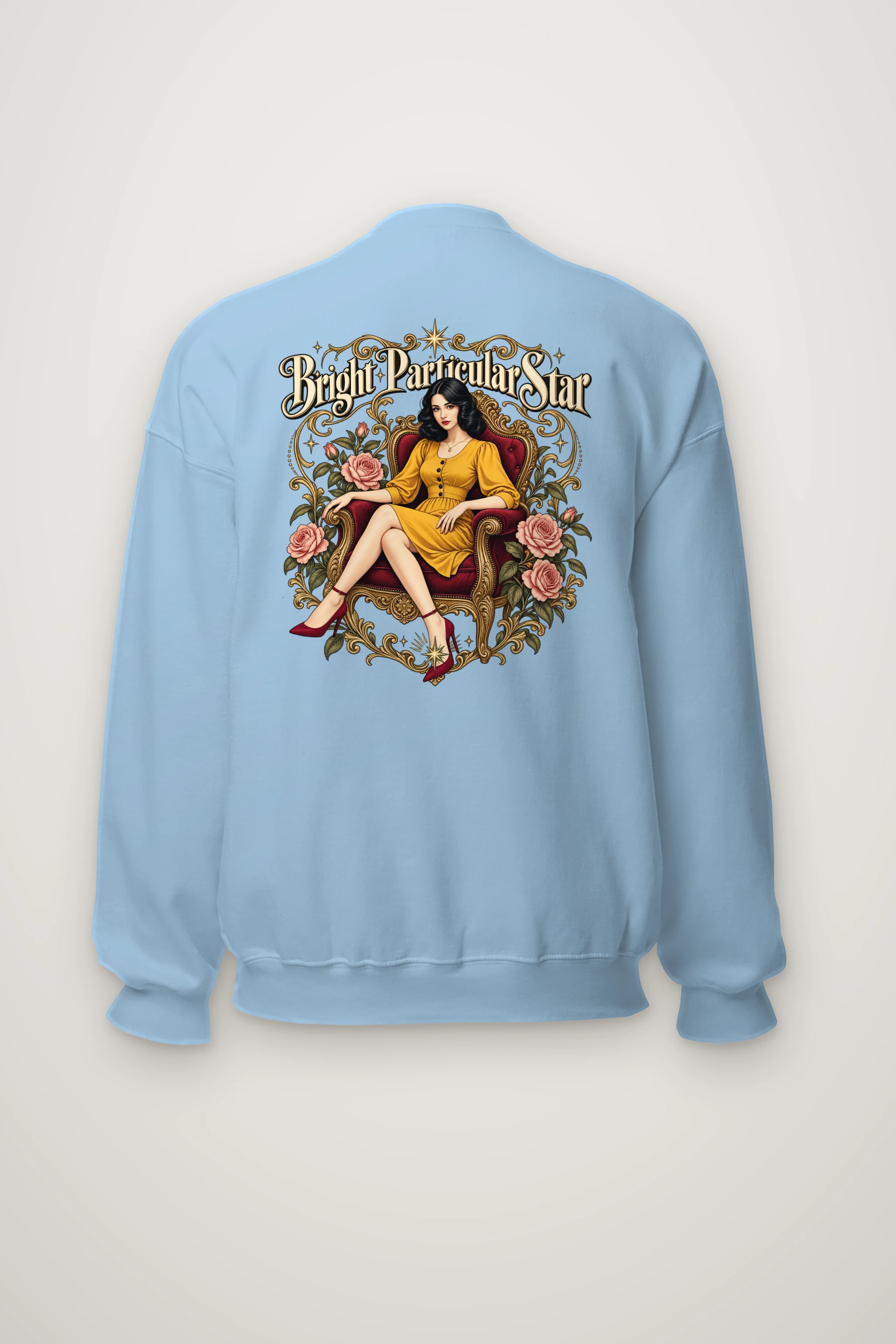 "Bright Particular Star" Heavy Blend Unisex Crewneck Sweatshirt