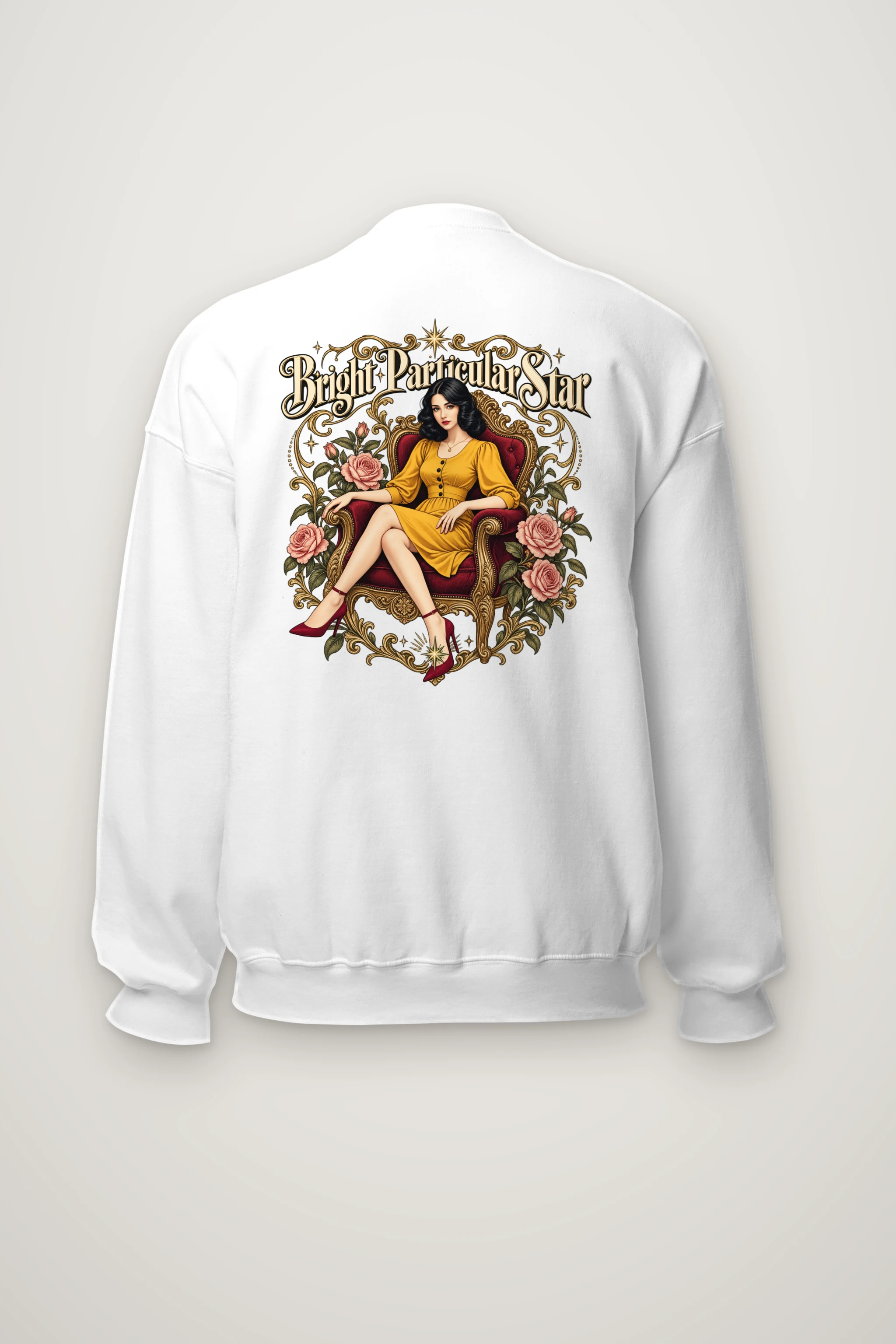 "Bright Particular Star" Heavy Blend Unisex Crewneck Sweatshirt
