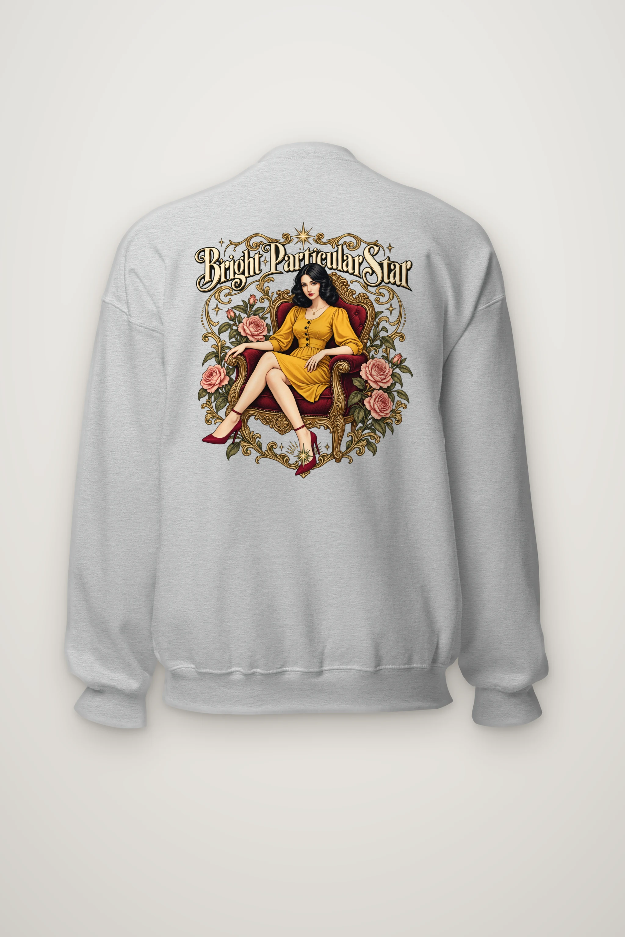 "Bright Particular Star" Heavy Blend Unisex Crewneck Sweatshirt
