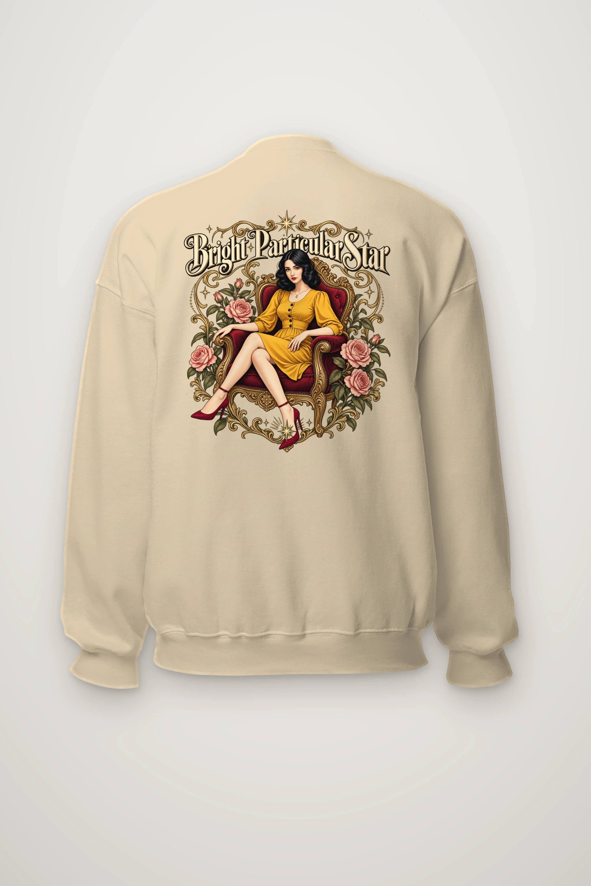 "Bright Particular Star" Heavy Blend Unisex Crewneck Sweatshirt