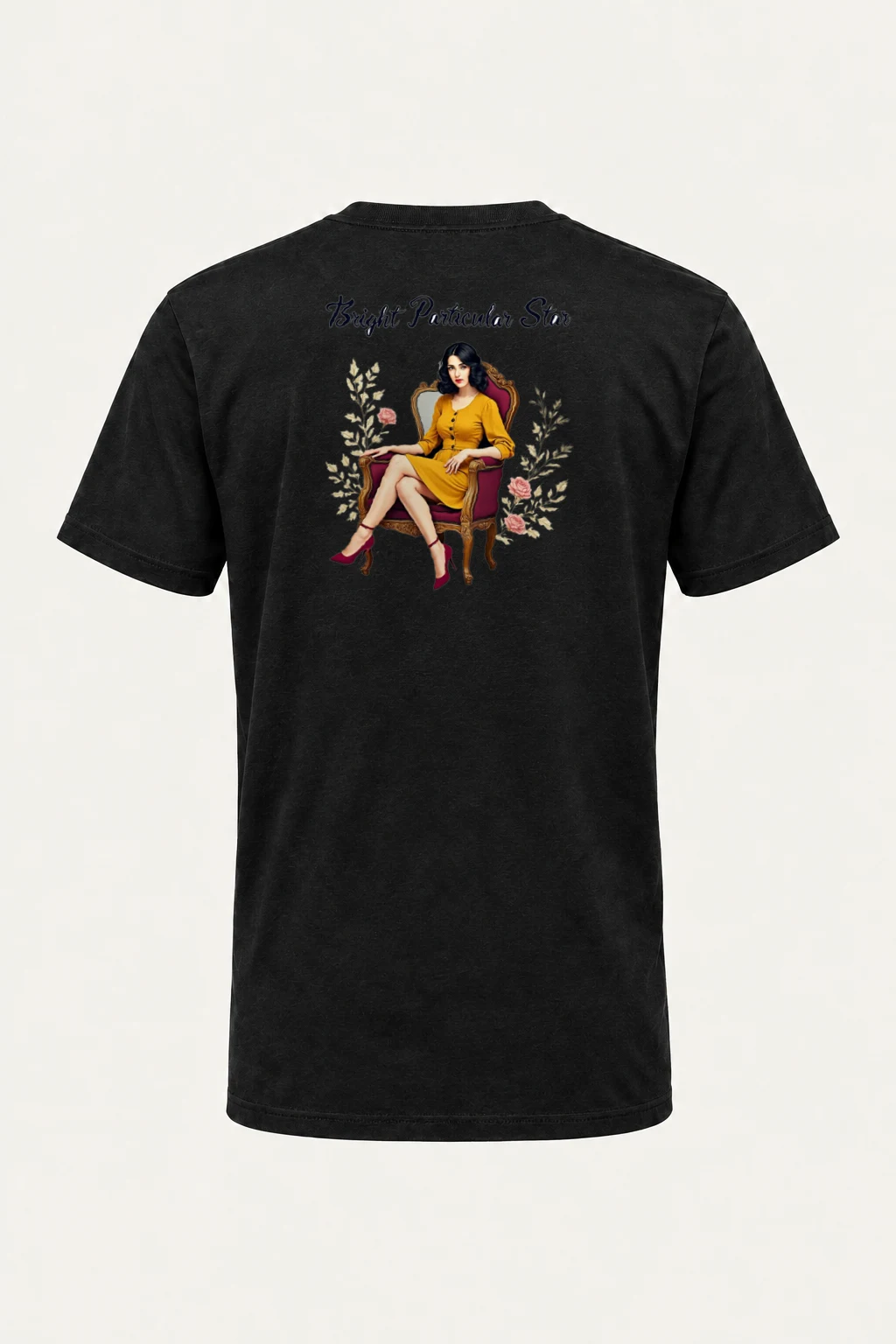 "Bright Particular Star" Heavyweight Unisex Crewneck T-shirt | Gildan 5000