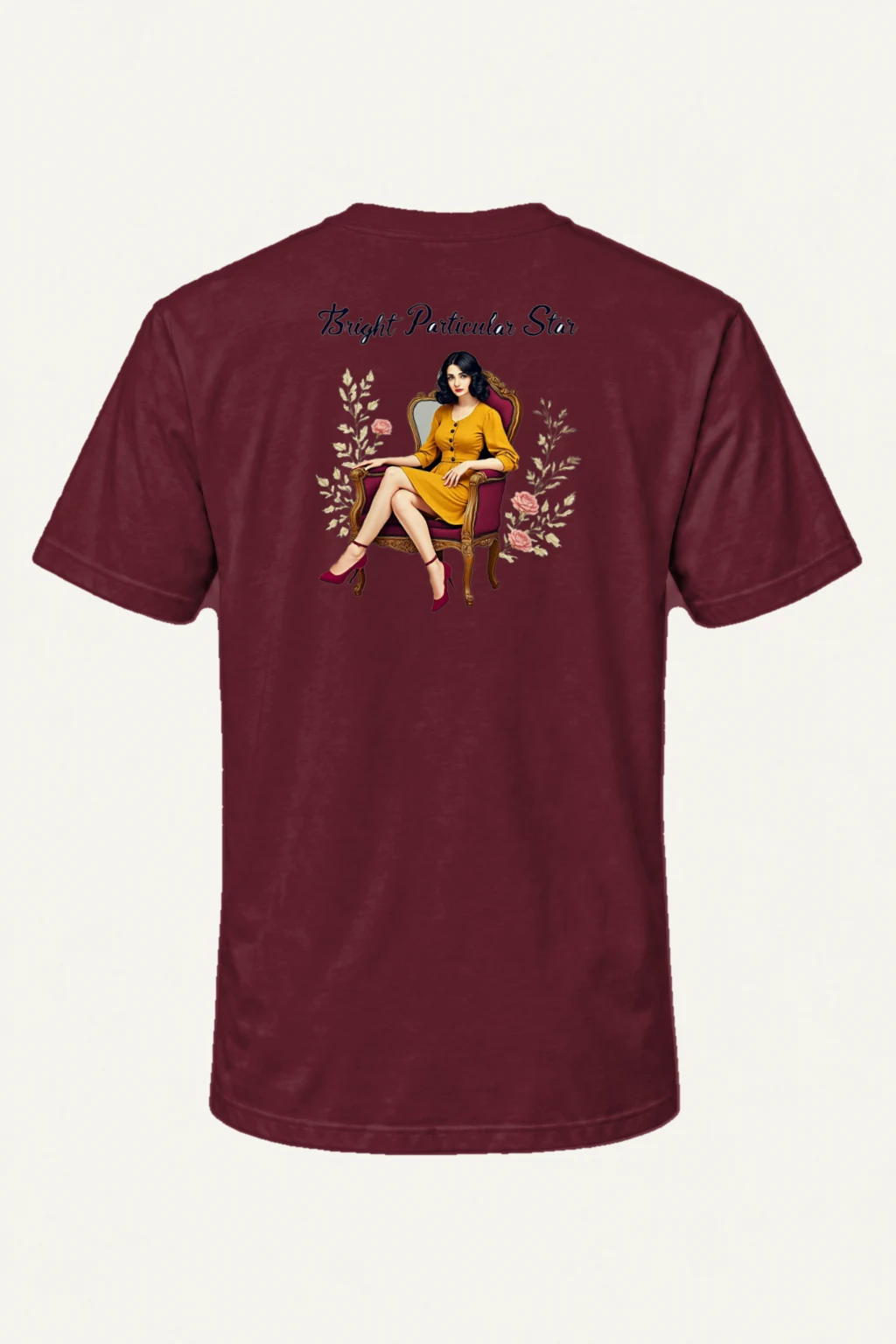 "Bright Particular Star" Heavyweight Unisex Crewneck T-shirt | Gildan 5000