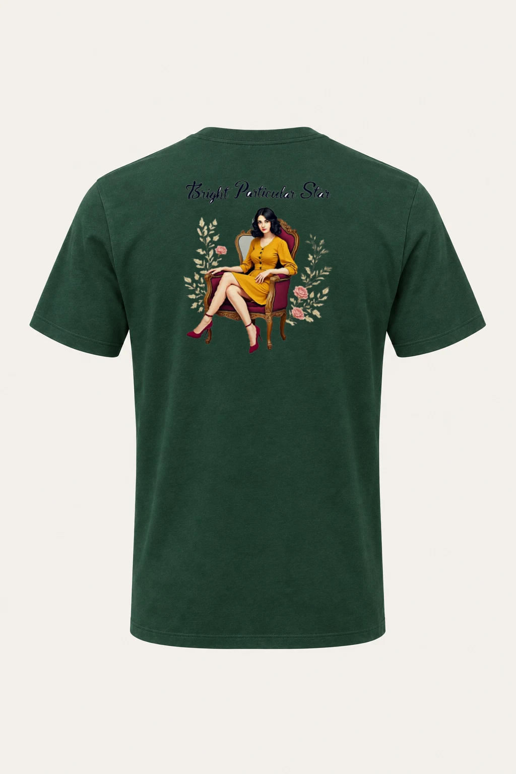 "Bright Particular Star" Heavyweight Unisex Crewneck T-shirt | Gildan 5000