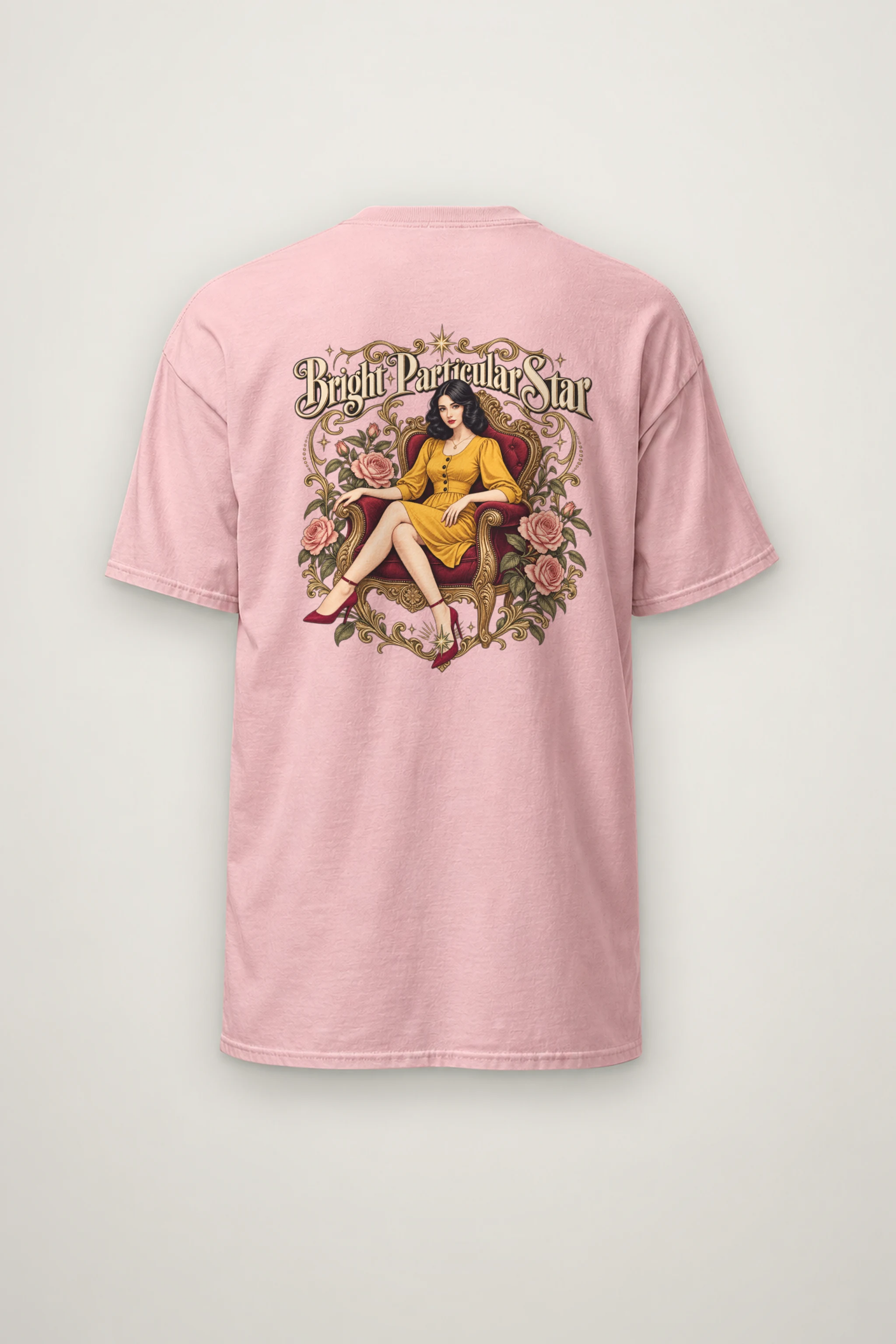 "Bright Particular Star" Heavyweight Unisex Crewneck T-shirt