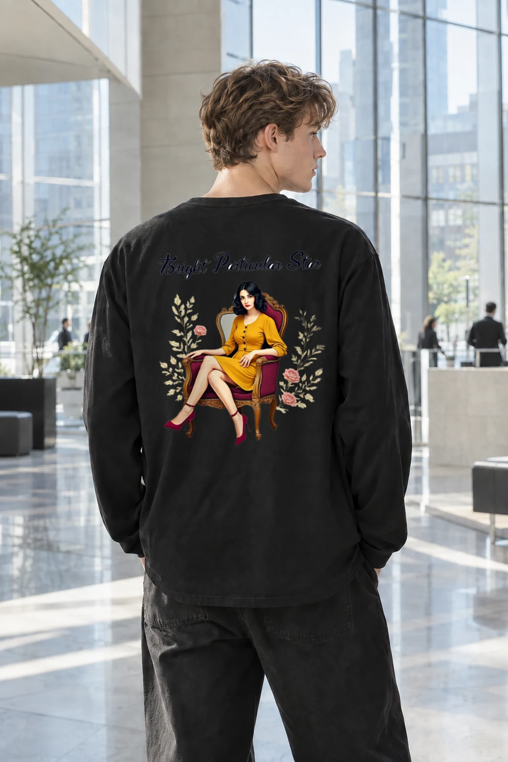 "Bright Particular Star" Unisex Longsleeve T-shirt | Gildan 2400