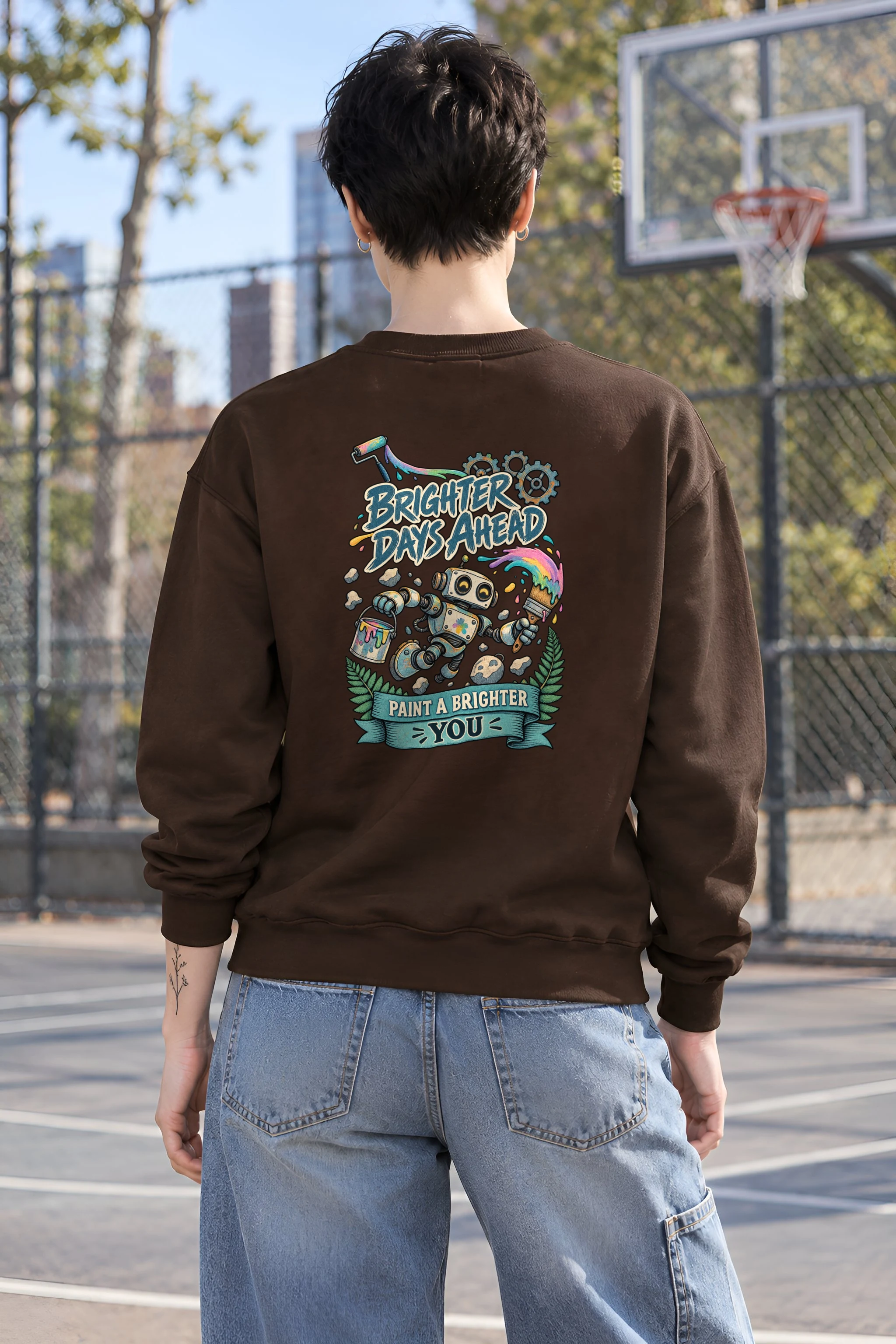 "Brighter Days Ahead" 1 Crewneck Sweatshirt
