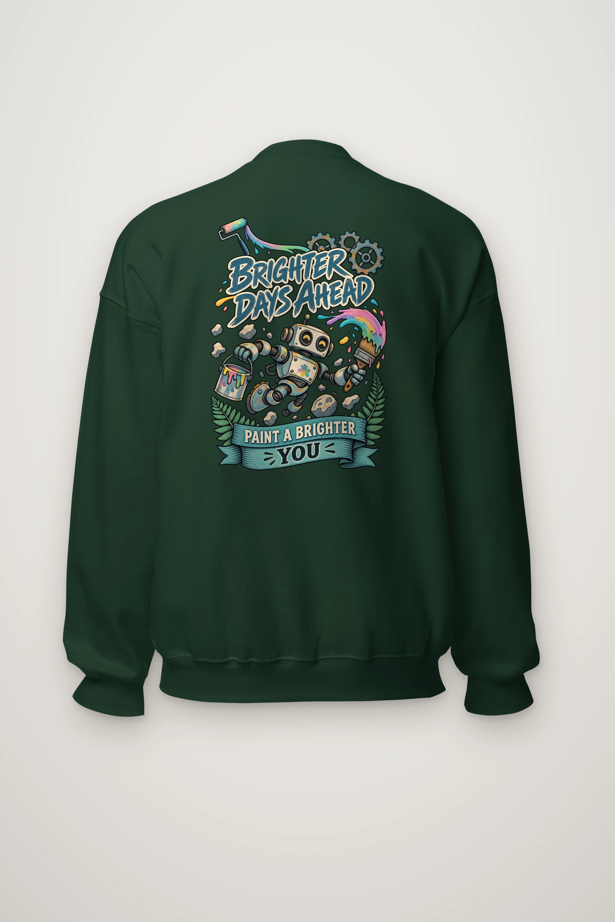 "Brighter Days Ahead" Heavy Blend Unisex Crewneck Sweatshirt