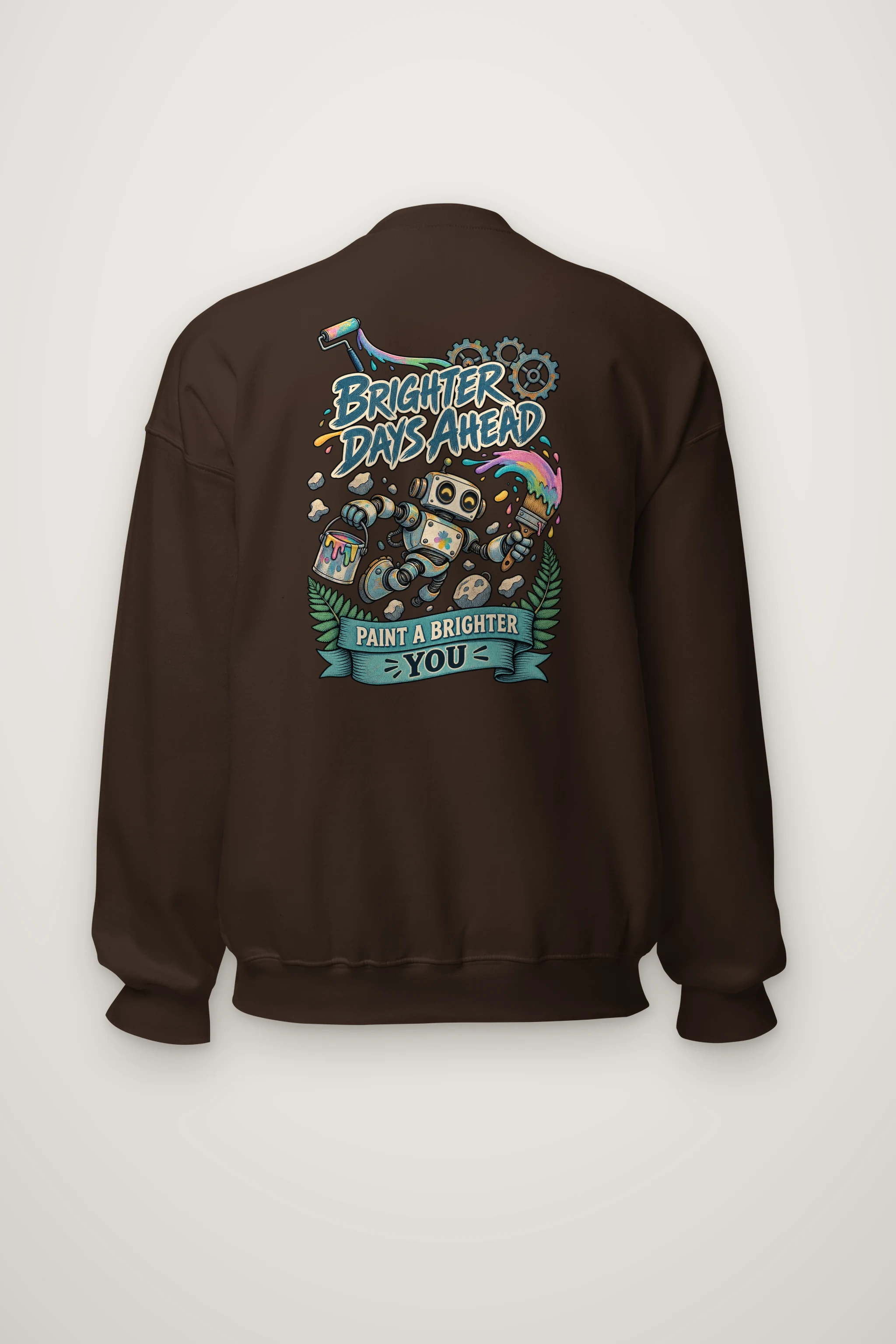 "Brighter Days Ahead" Heavy Blend Unisex Crewneck Sweatshirt