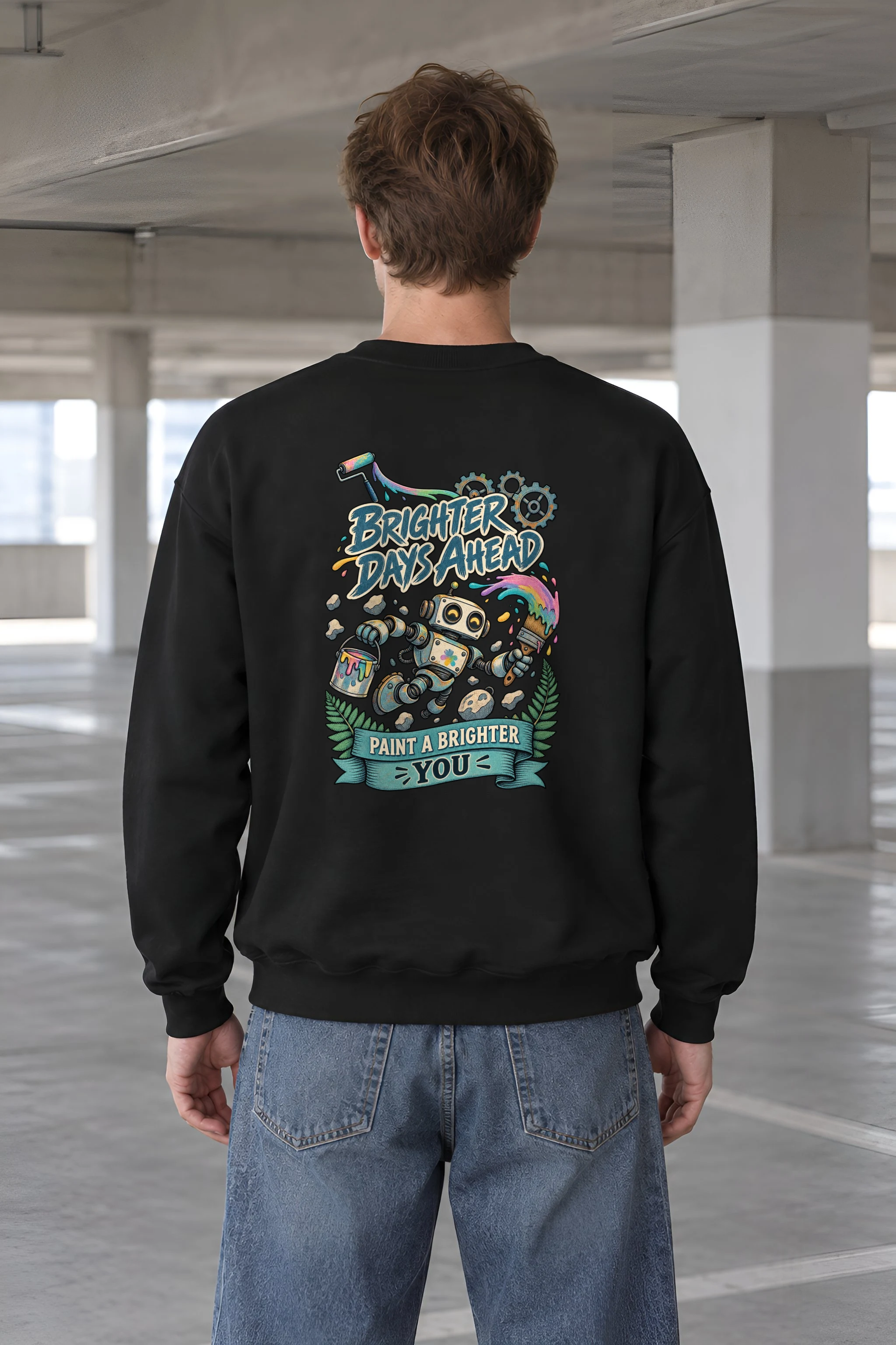 "Brighter Days Ahead" 1 Crewneck Sweatshirt