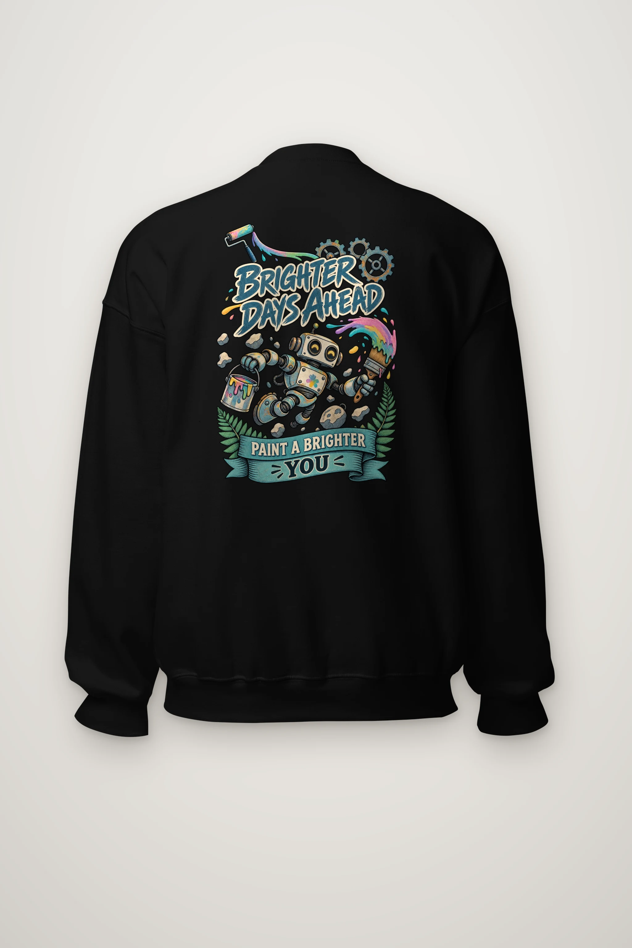 "Brighter Days Ahead" Heavy Blend Unisex Crewneck Sweatshirt